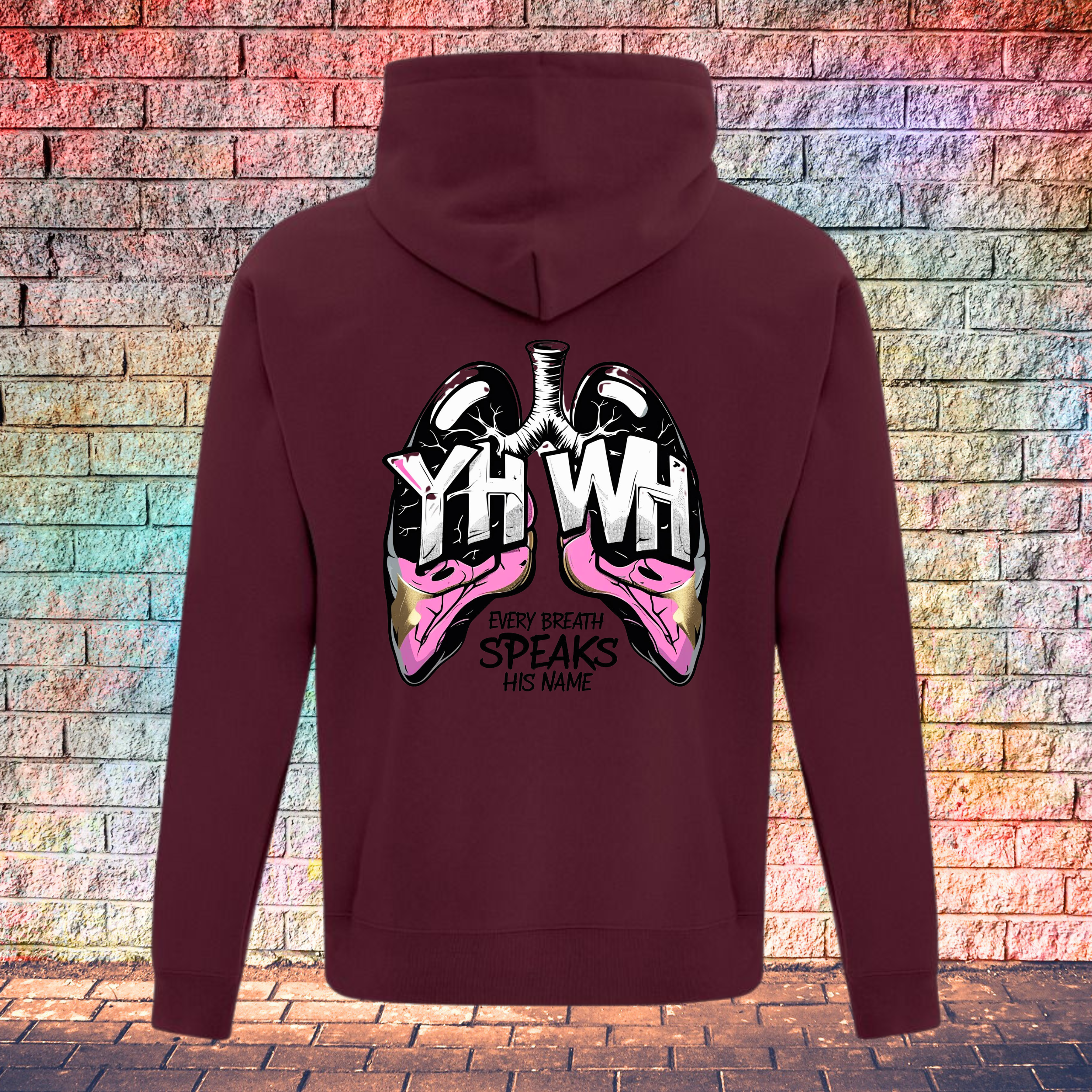 Yahweh Every Breath Speaks His Name - Youth Hoodie