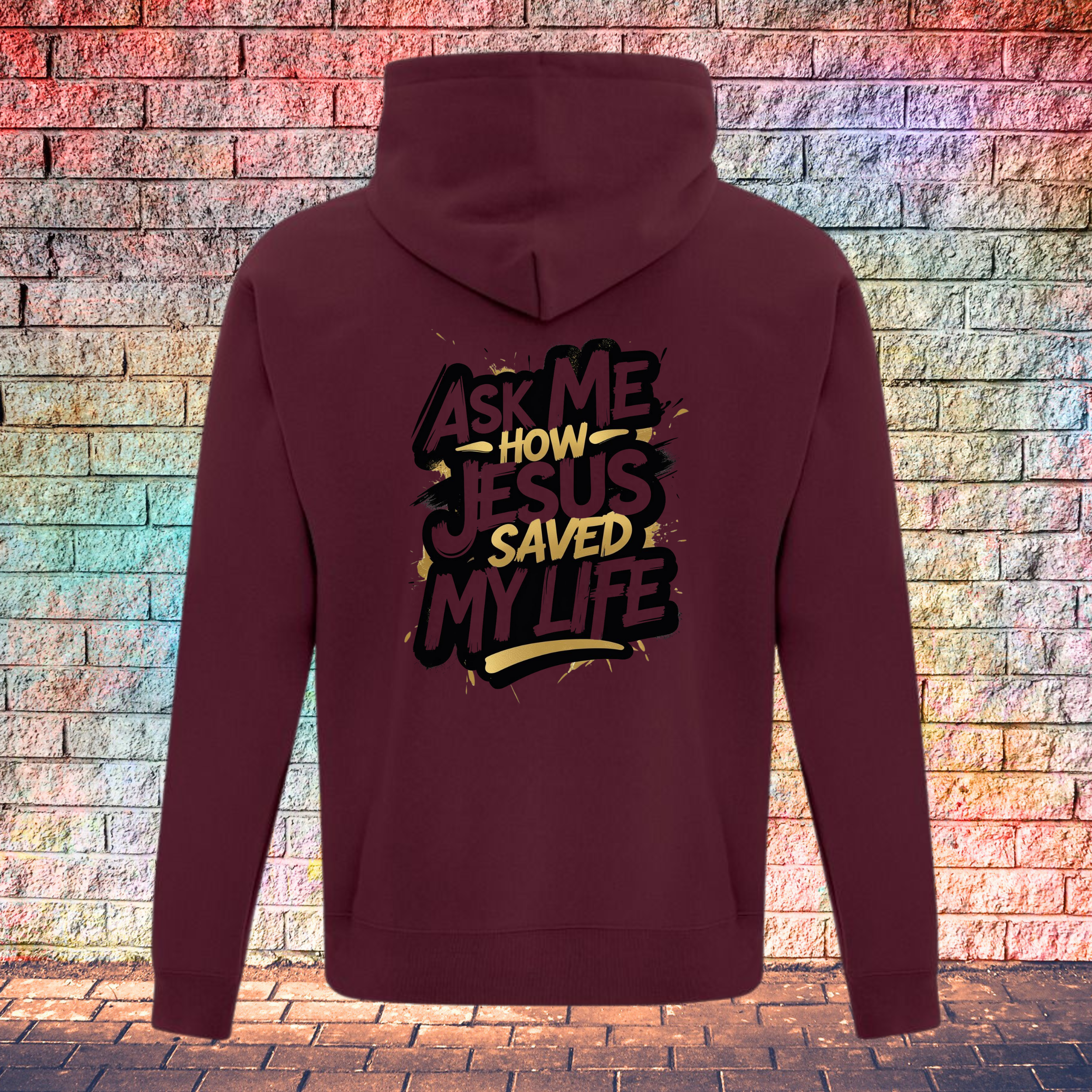 Ask Me How Jesus Saved My Life - Youth Hoodie