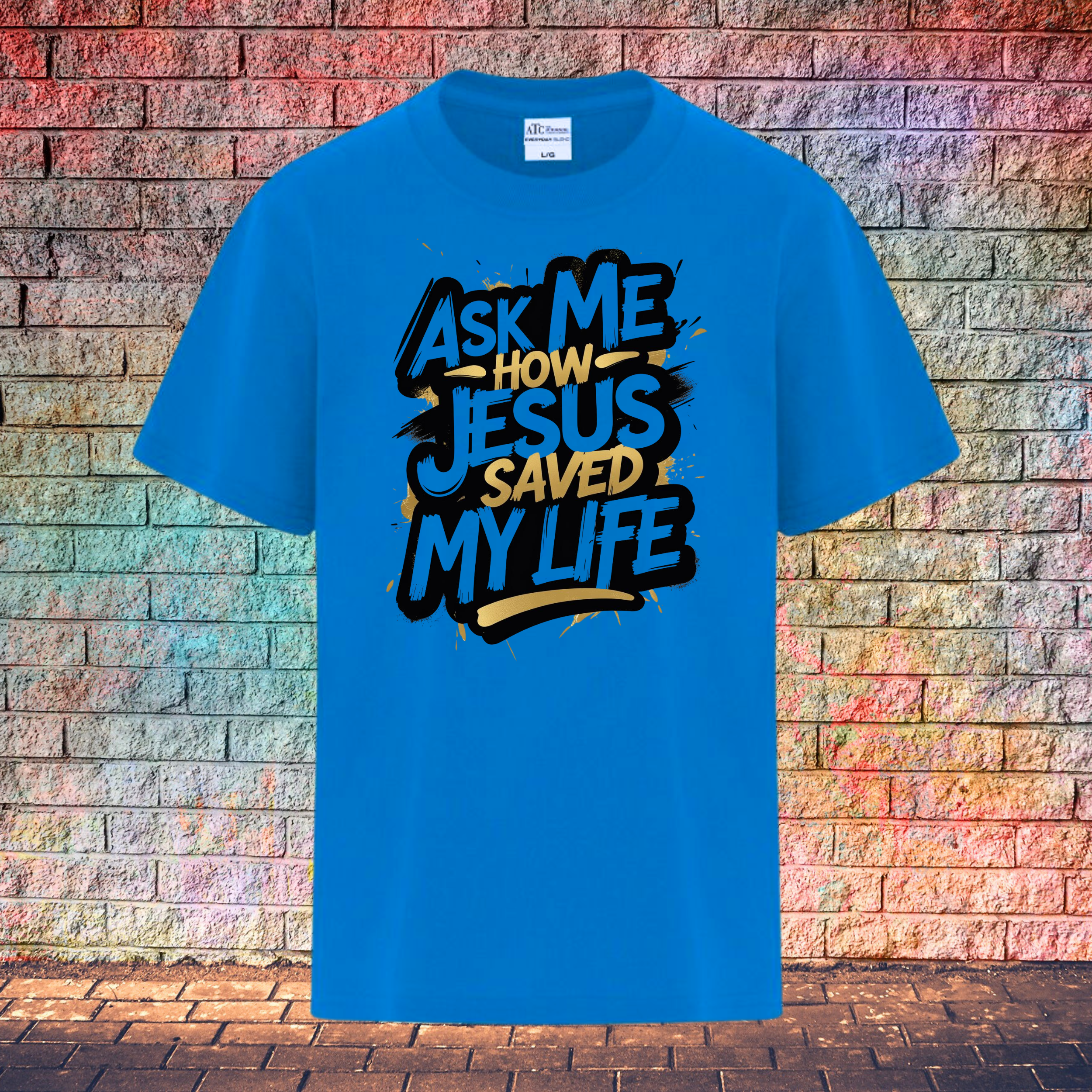 Ask Me How Jesus Saved My Life - Youth T-Shirt