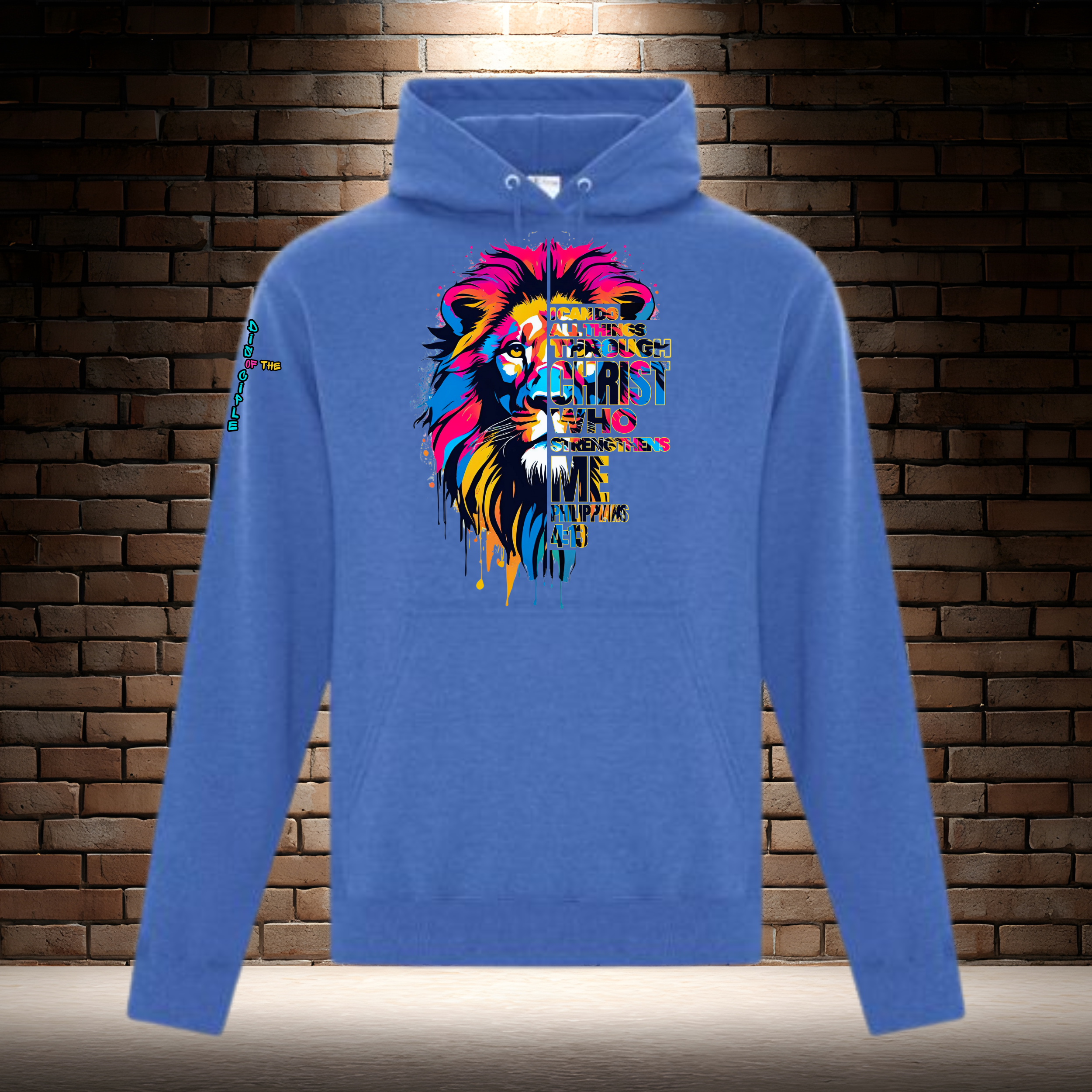 Philippians 4:13 Lion and Bold Jesus