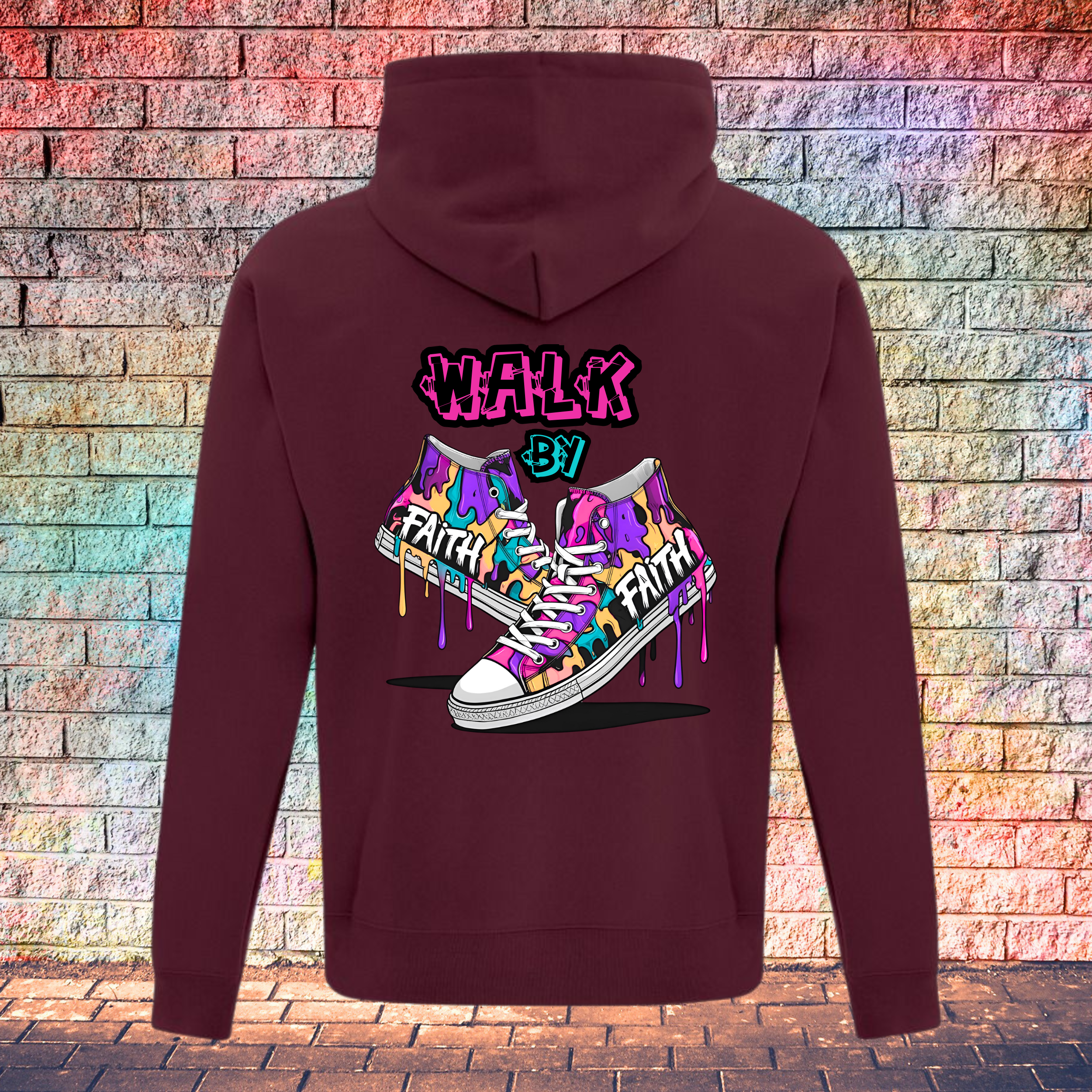 Walk By Faith / Shoes - Youth Hoodie
