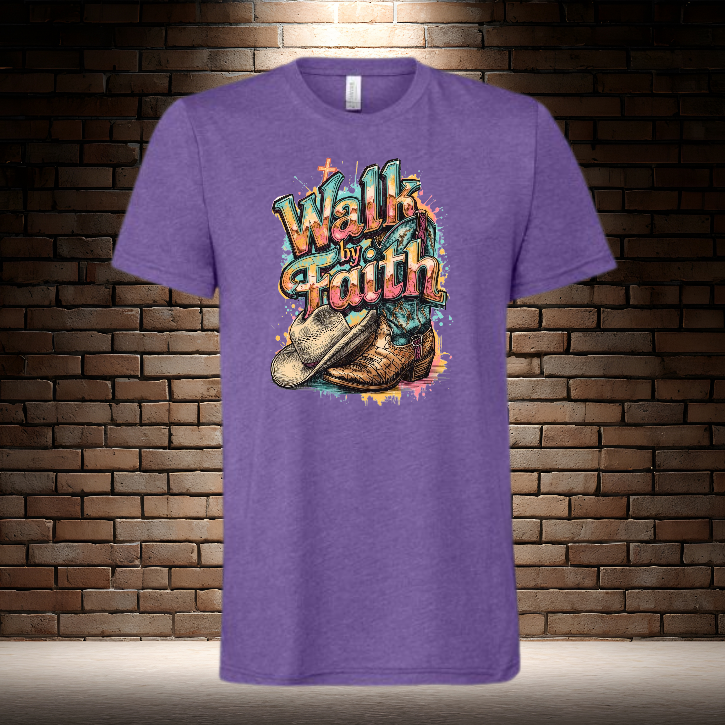 Walk By Faith - Boot and Hat