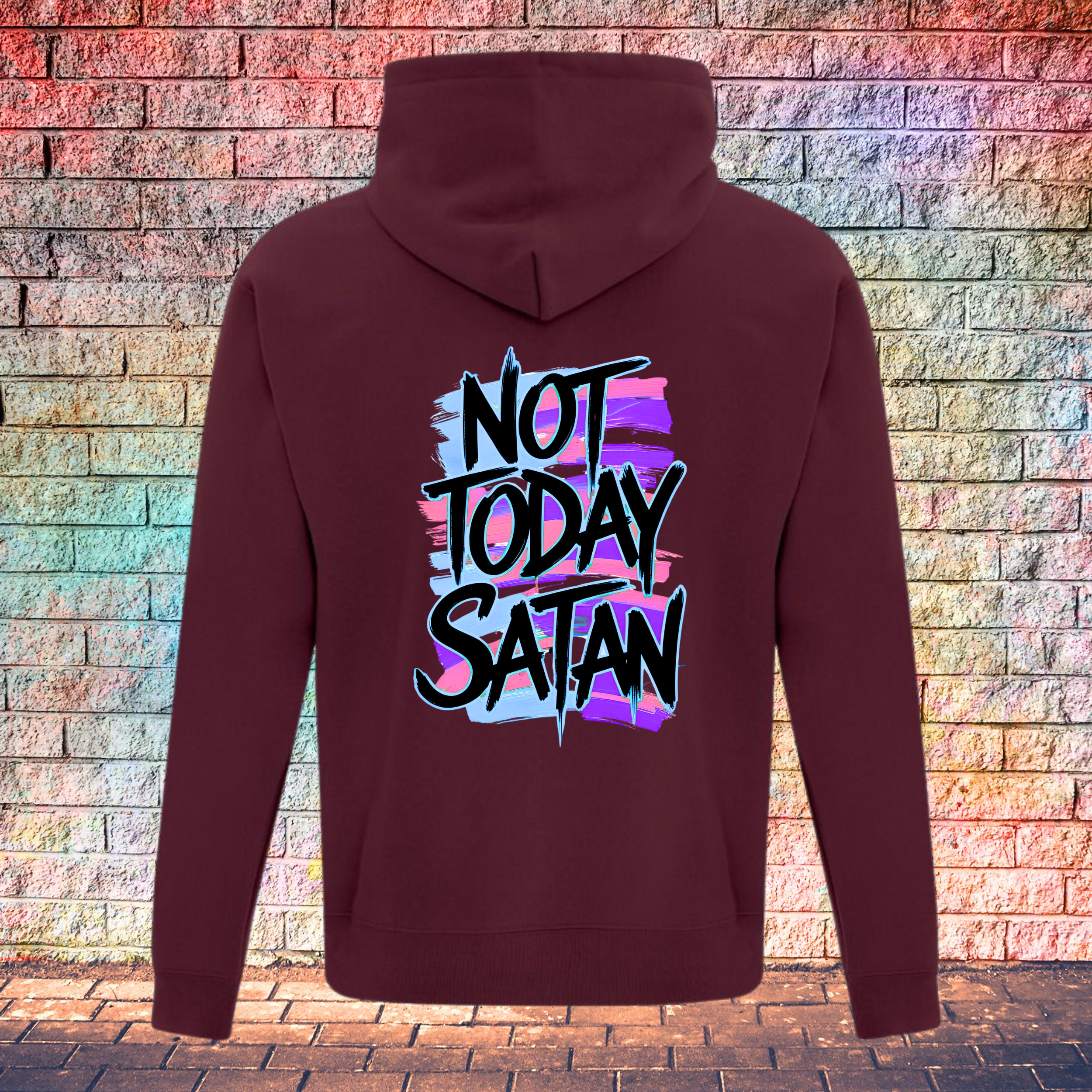 Not Today Satan - Youth Hoodie