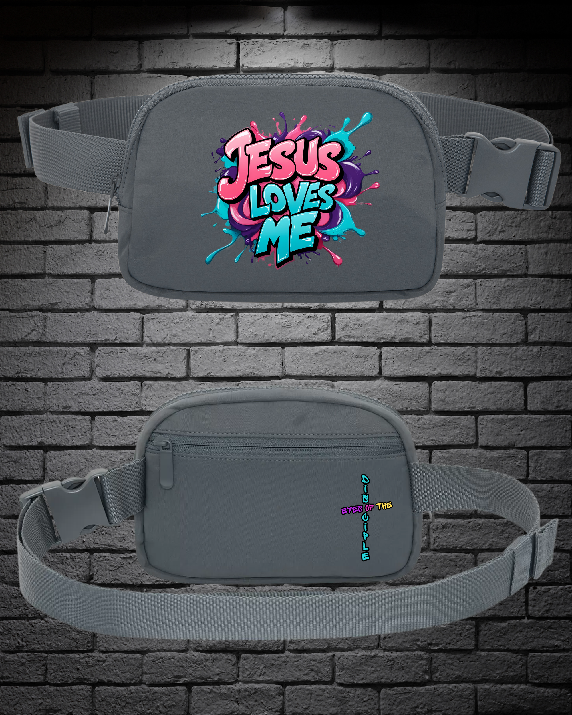 Storm Grey - Cross Body / Hip Bag