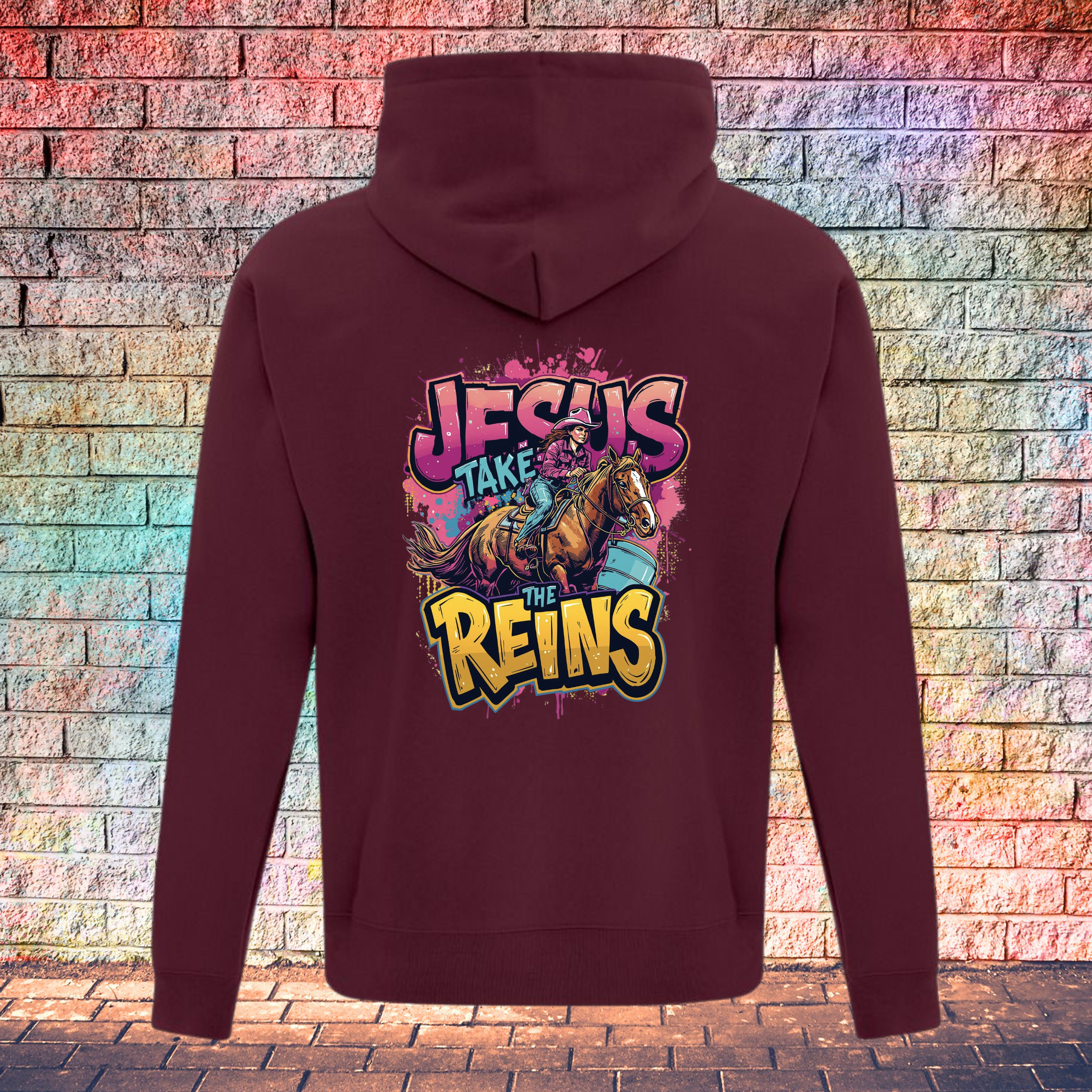 Jesus Take The Reins - Youth Hoodie