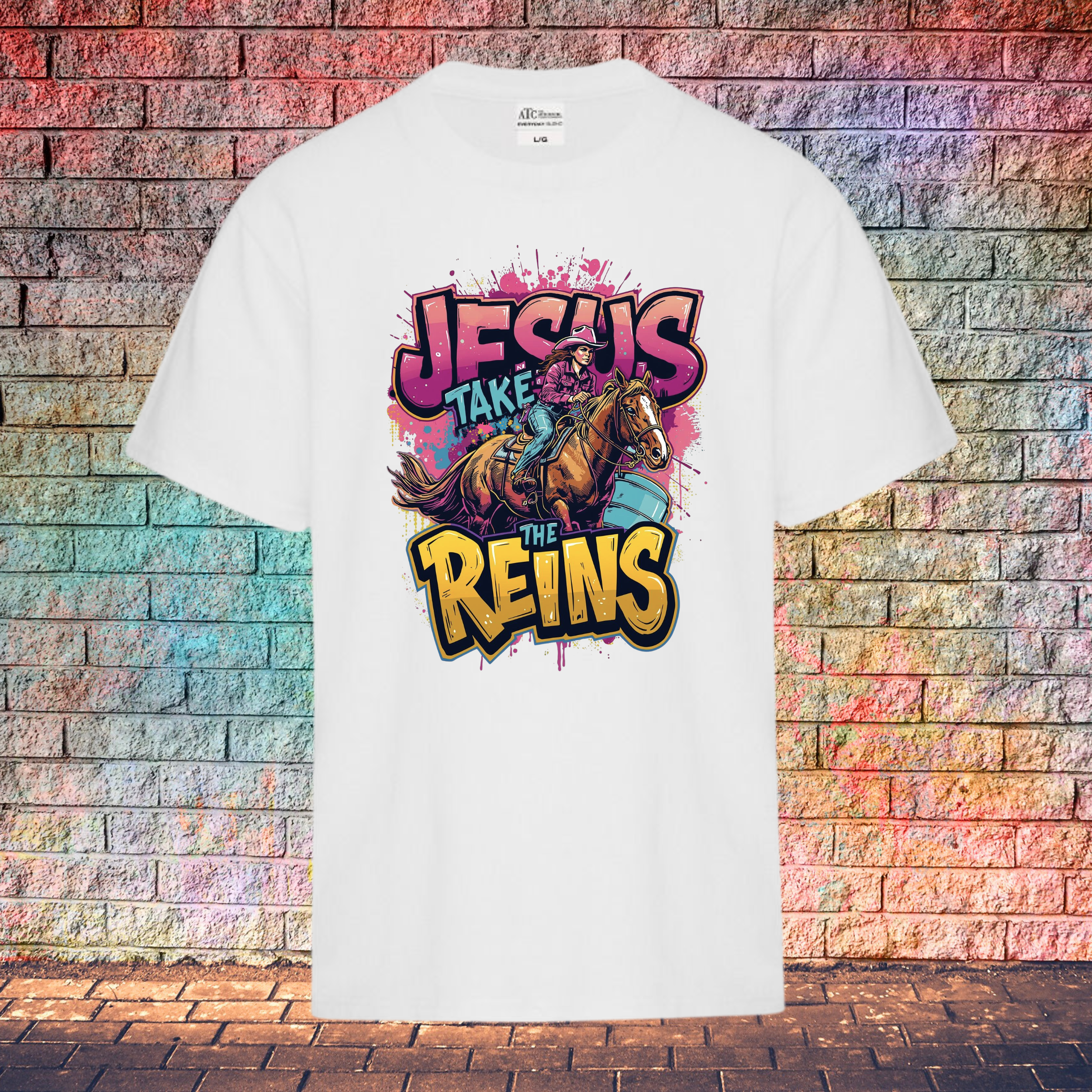 Jesus Take The Reins - Youth T-Shirt