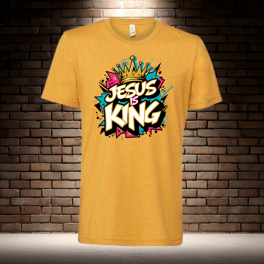 Jesus Is King - Color Burst