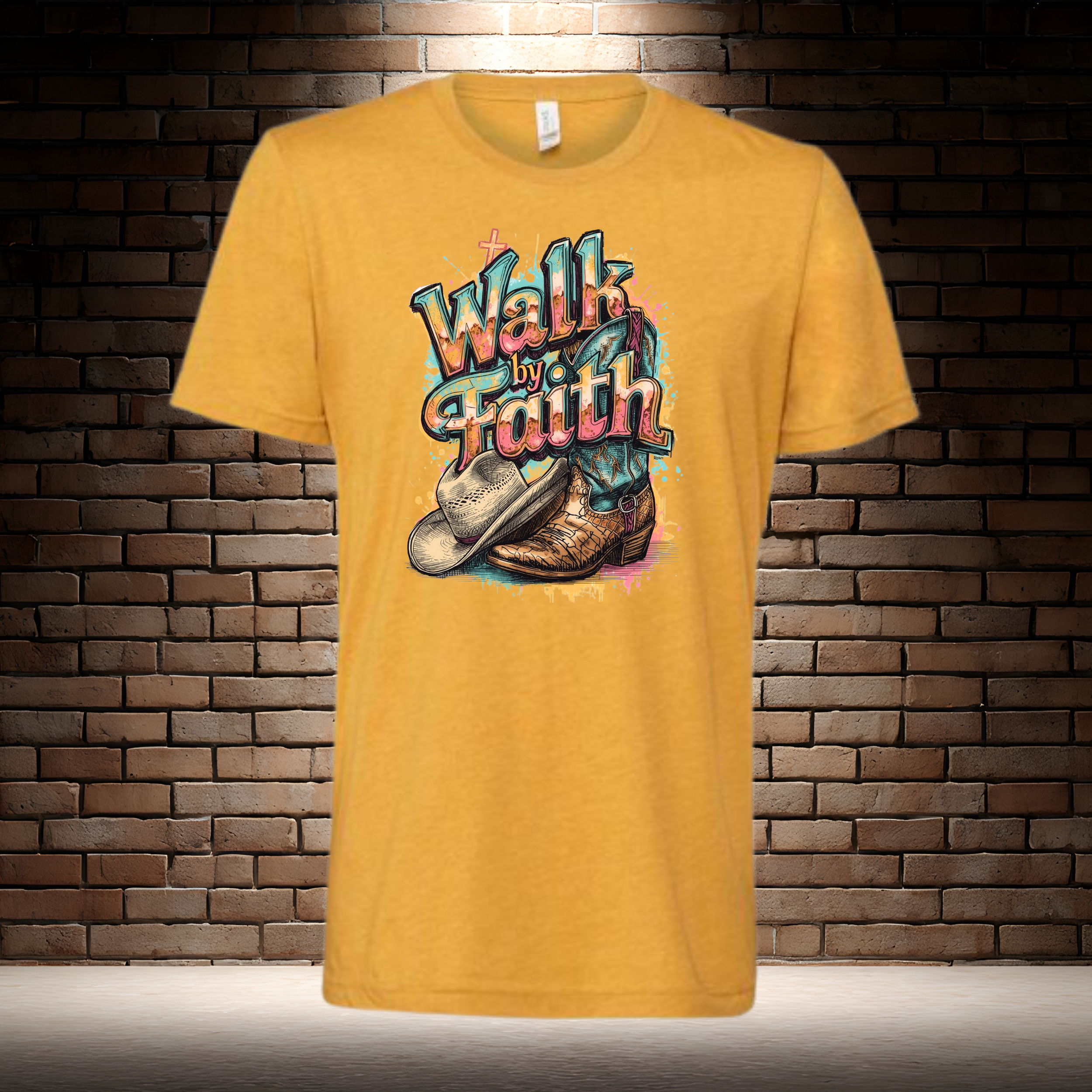 Walk By Faith - Boot and Hat