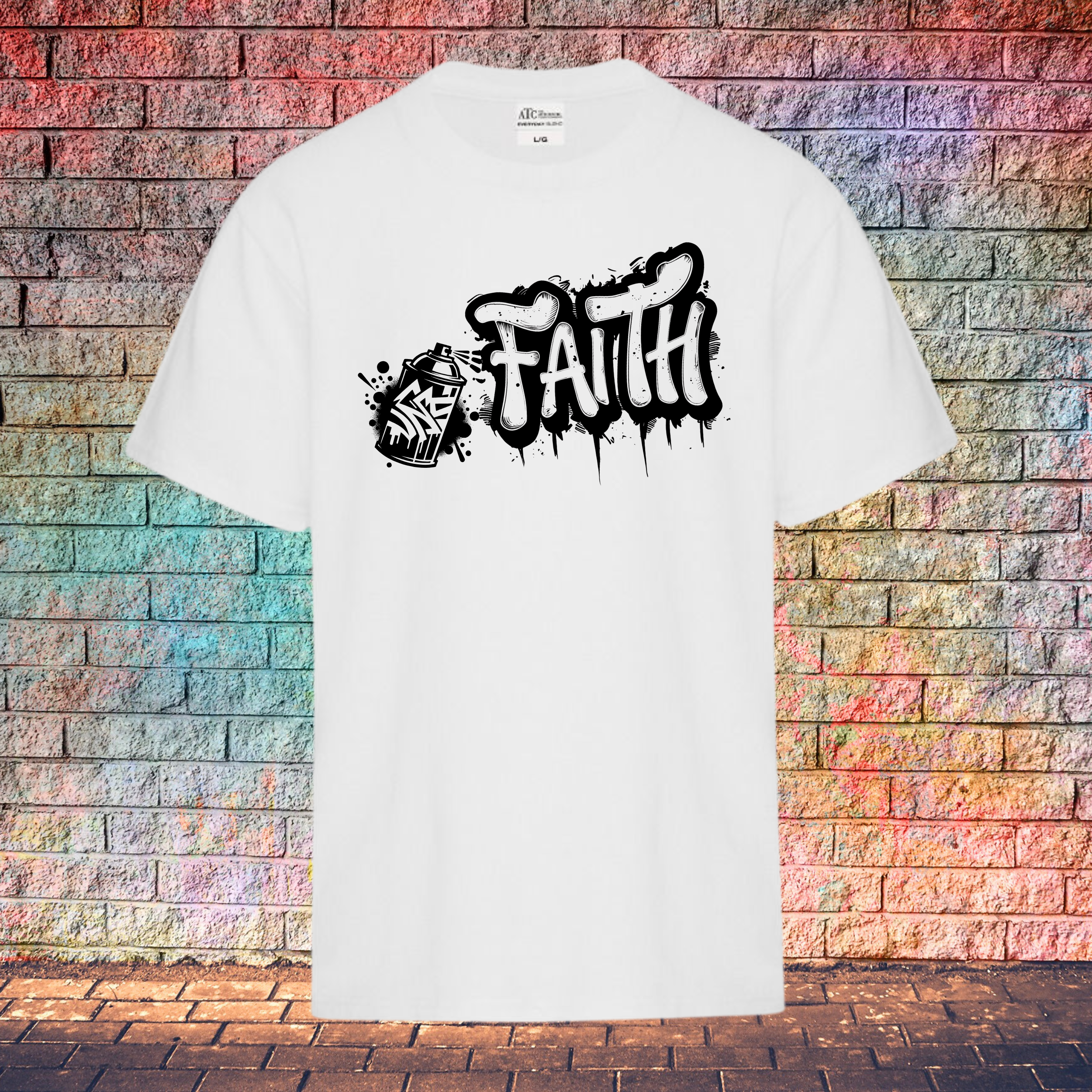 Faith Graffiti Spray - Youth T-Shirt