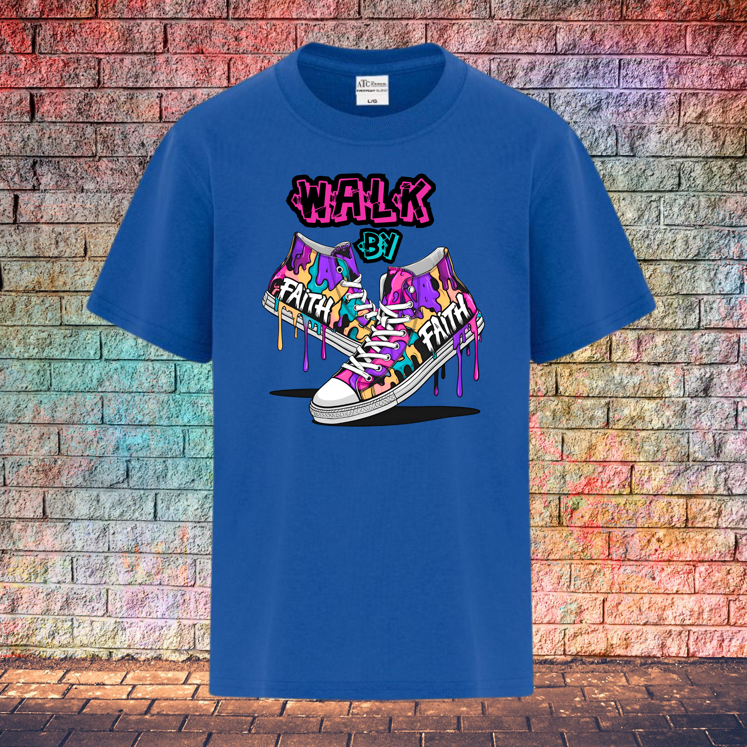 Walk By Faith / Shoes - Youth T-Shirt