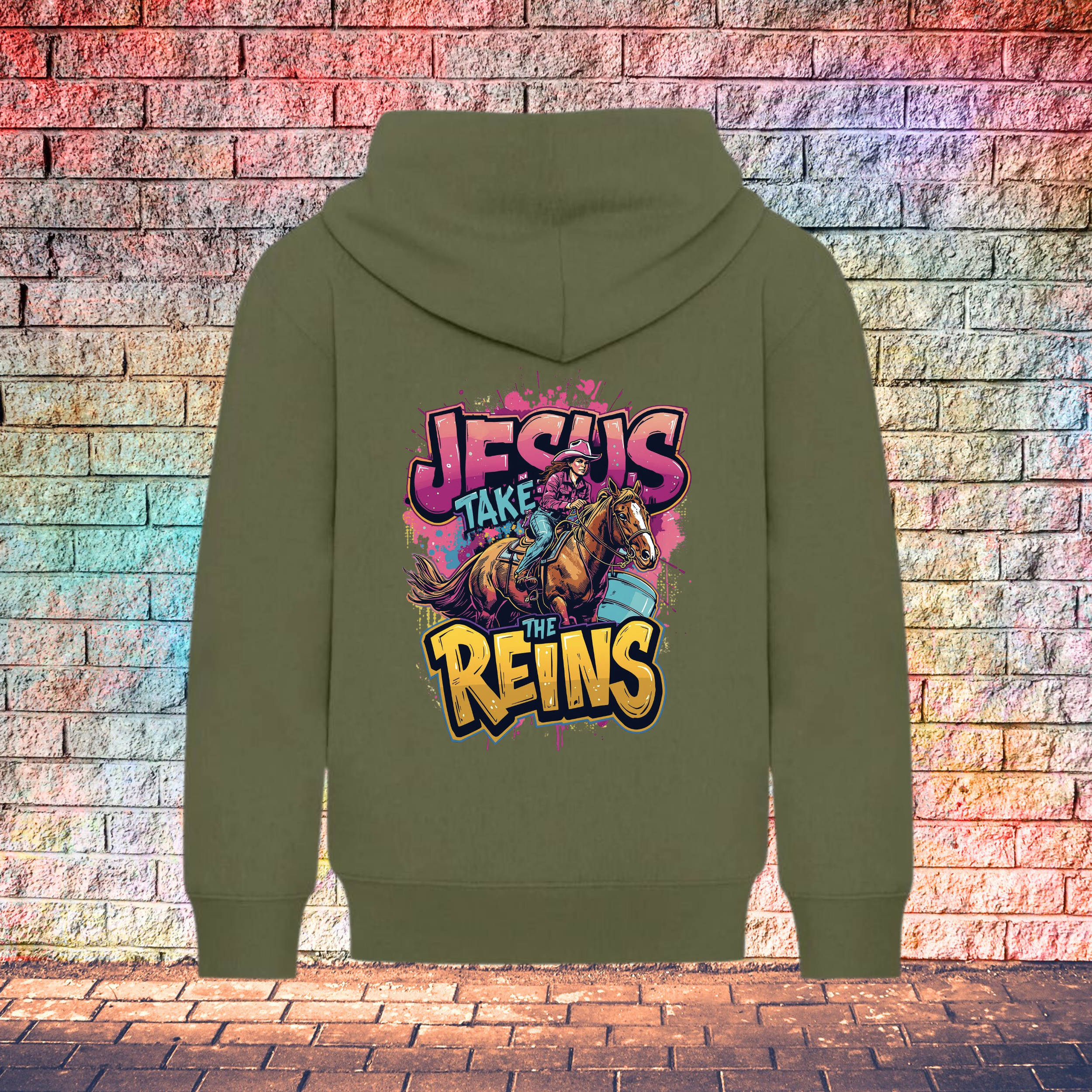 Jesus Take The Reins - Youth Hoodie