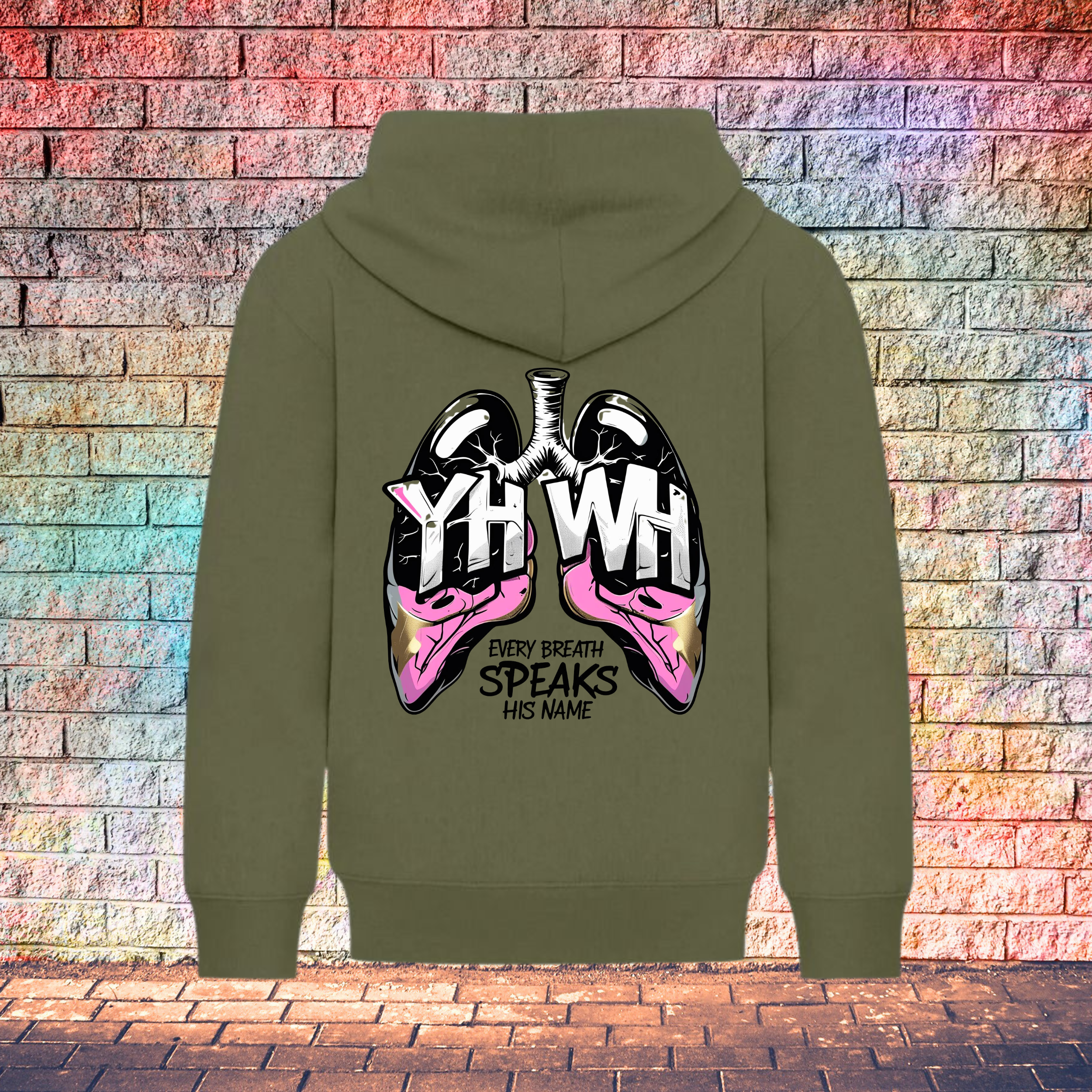 Yahweh Every Breath Speaks His Name - Youth Hoodie