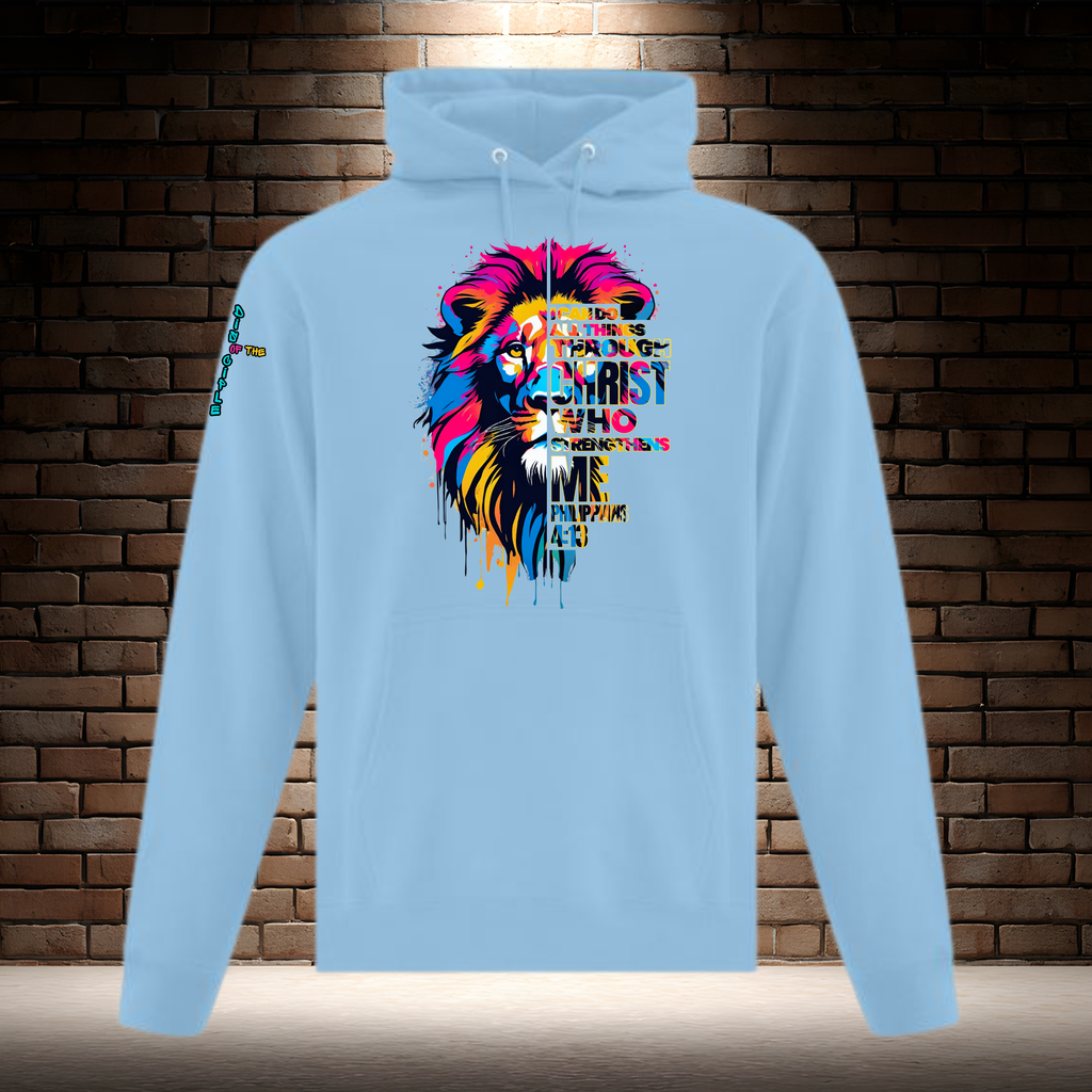 Philippians 4:13 Lion and Bold Jesus