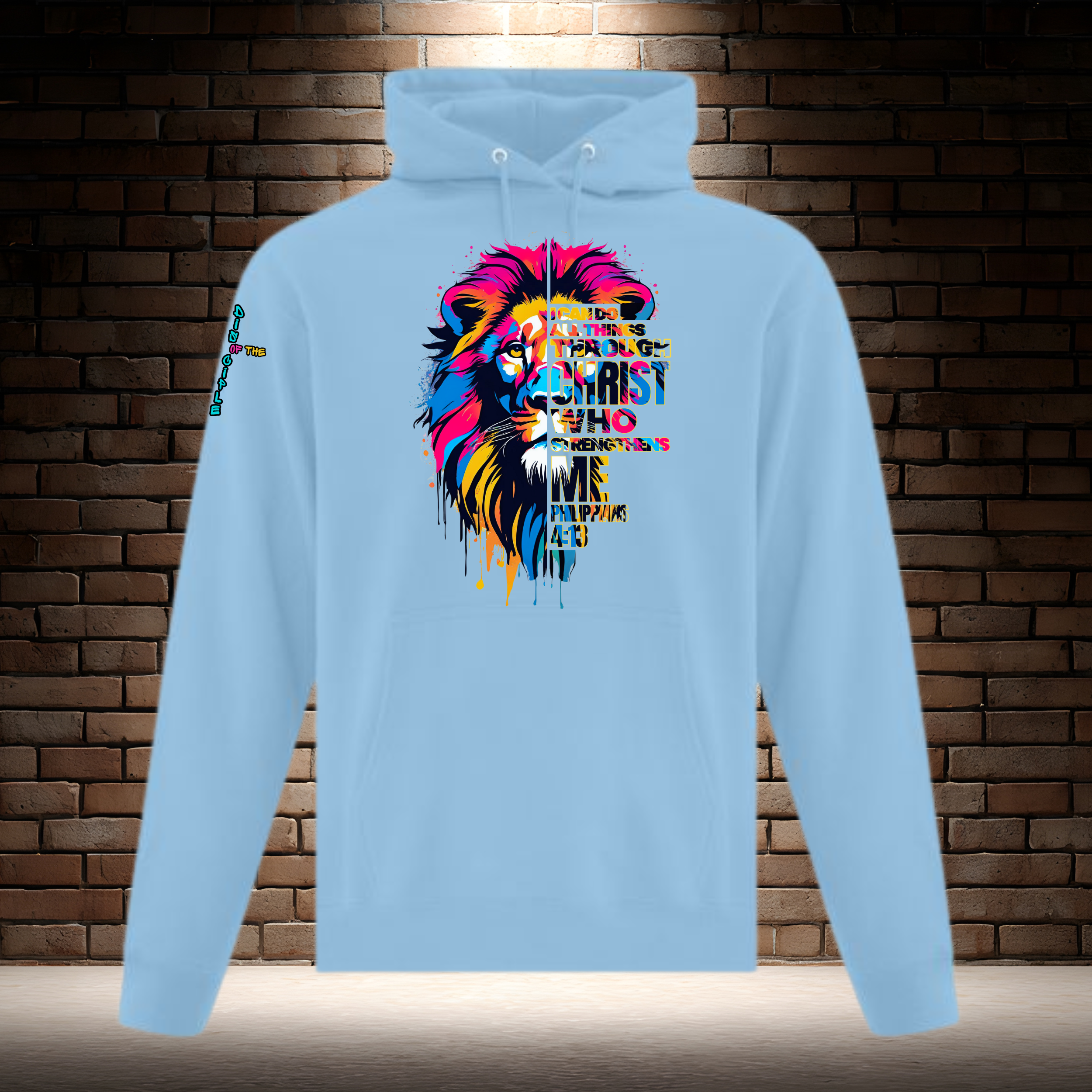 Philippians 4:13 Lion and Bold Jesus