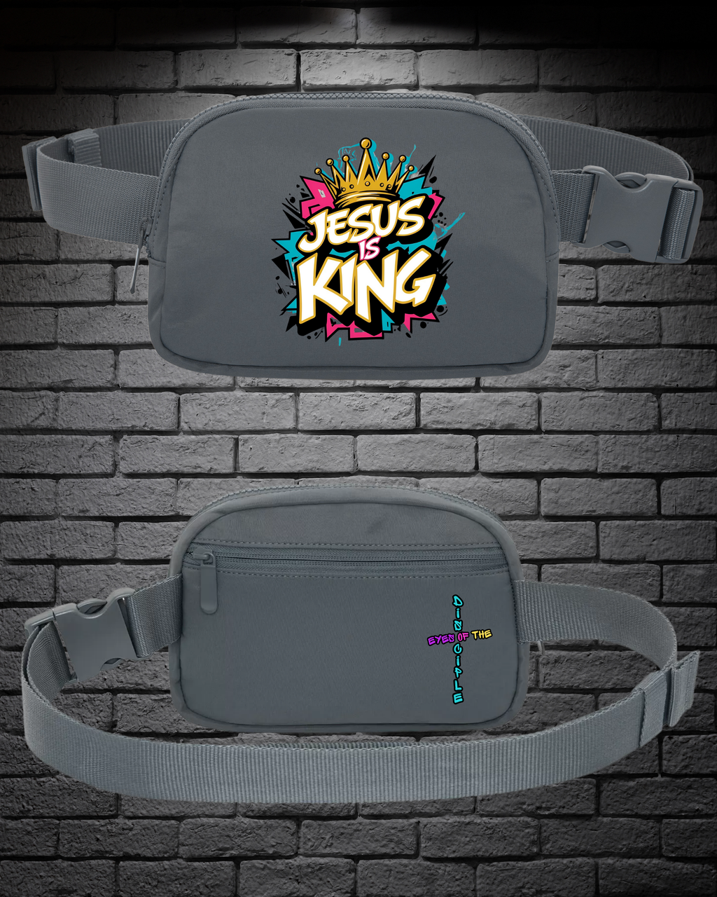 Storm Grey - Cross Body / Hip Bag