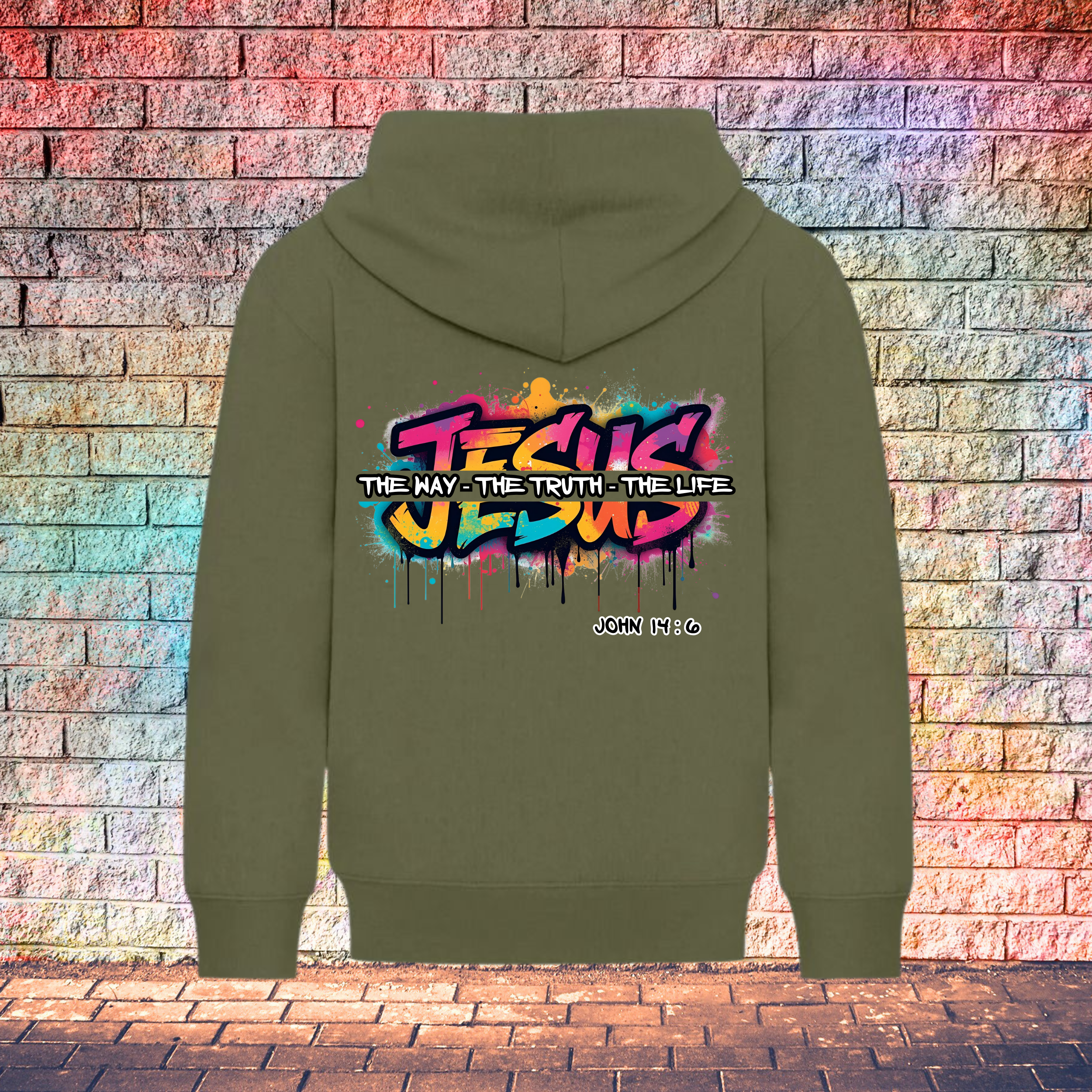 Jesus Is The Way The Truth The Life - Youth Hoodie