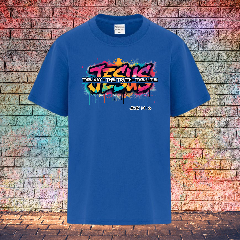 Jesus Is The Way The Truth The Life - Youth T-Shirt