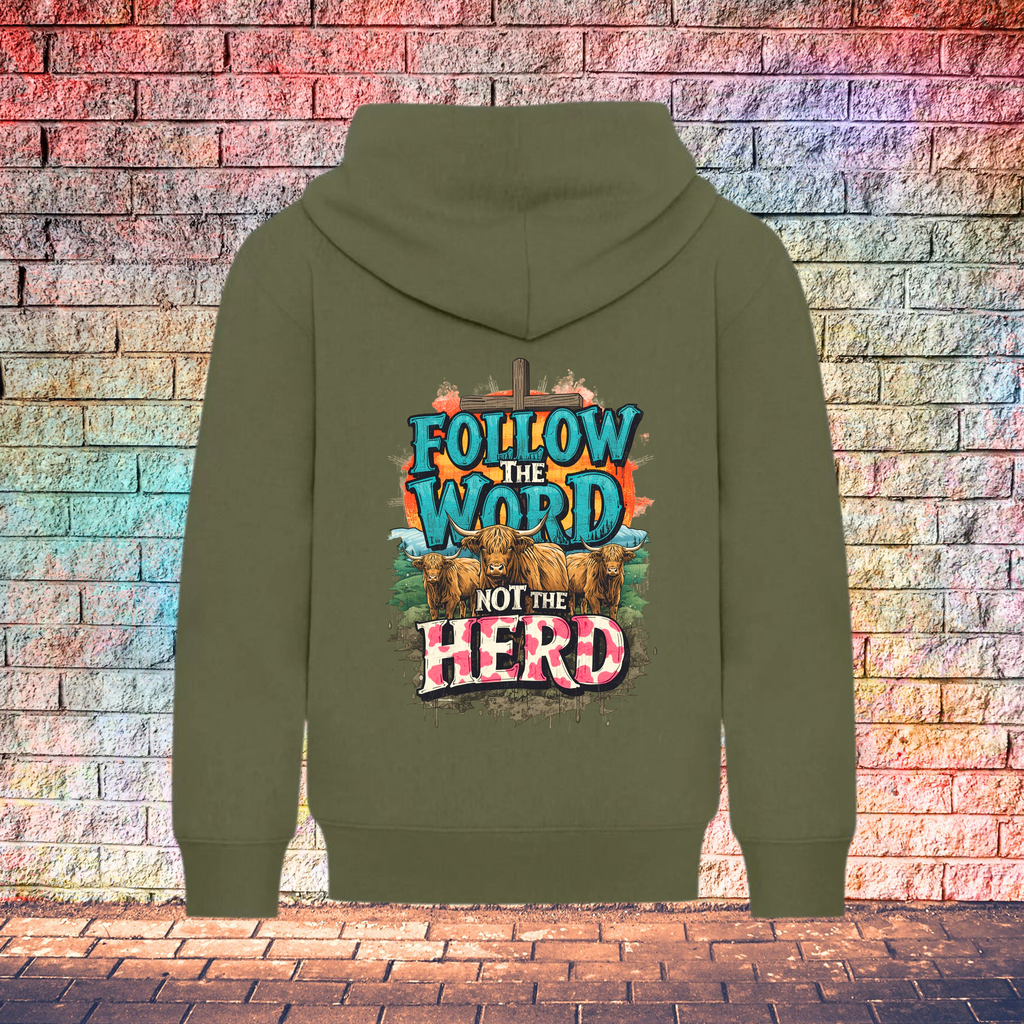 Follow The Word Not The Herd - Youth Hoodie