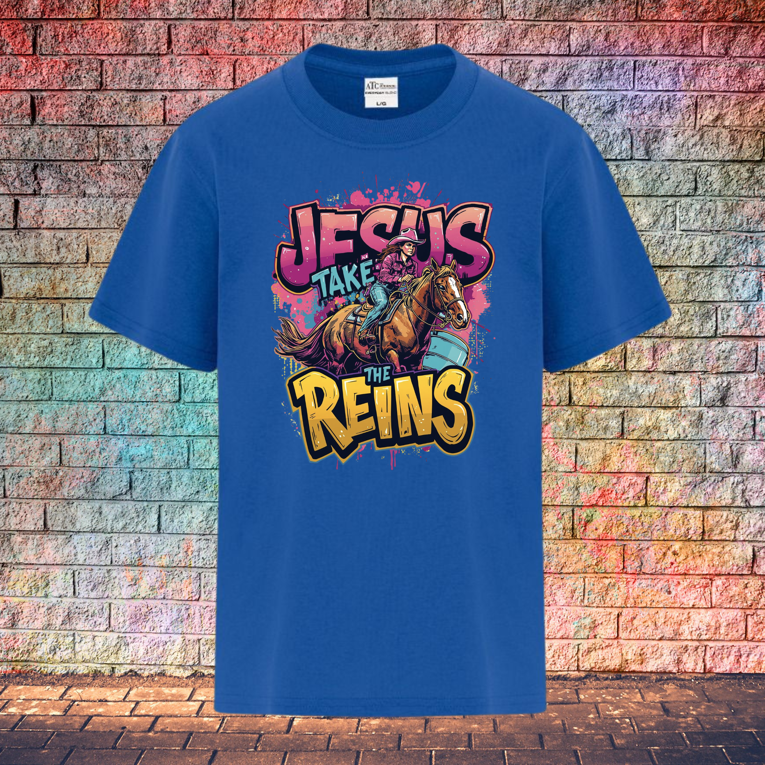 Jesus Take The Reins - Youth T-Shirt