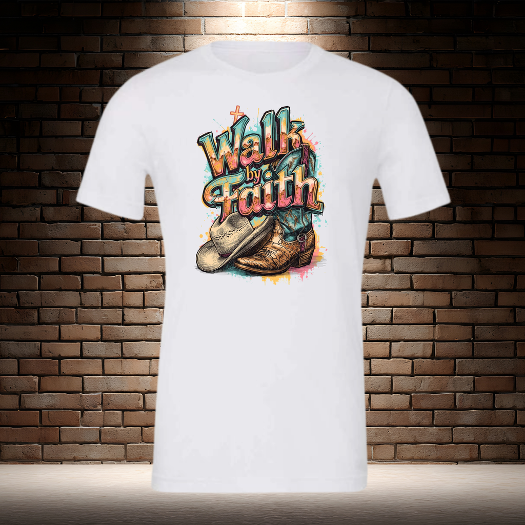 Walk By Faith - Boot and Hat