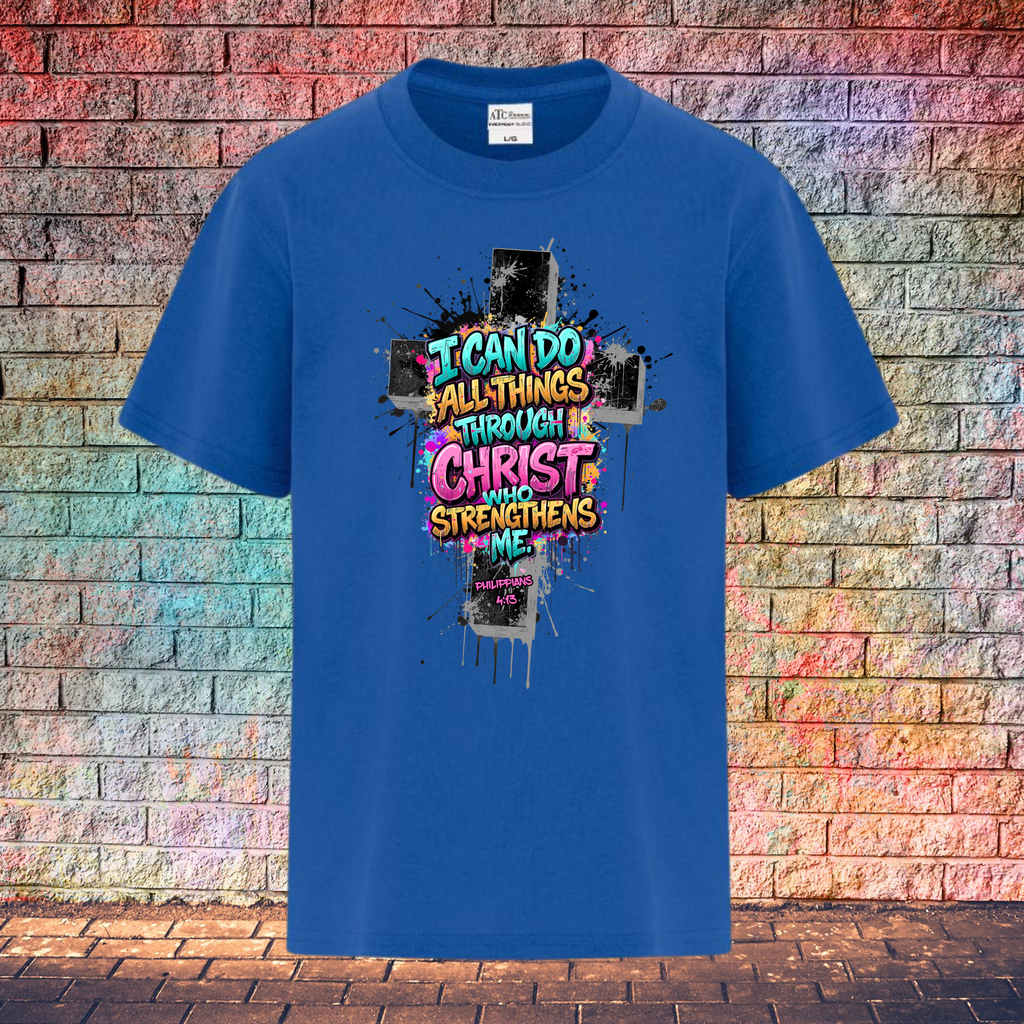 I Can Do All Things Through Christ Who Strengthens Me - Youth T-Shirt