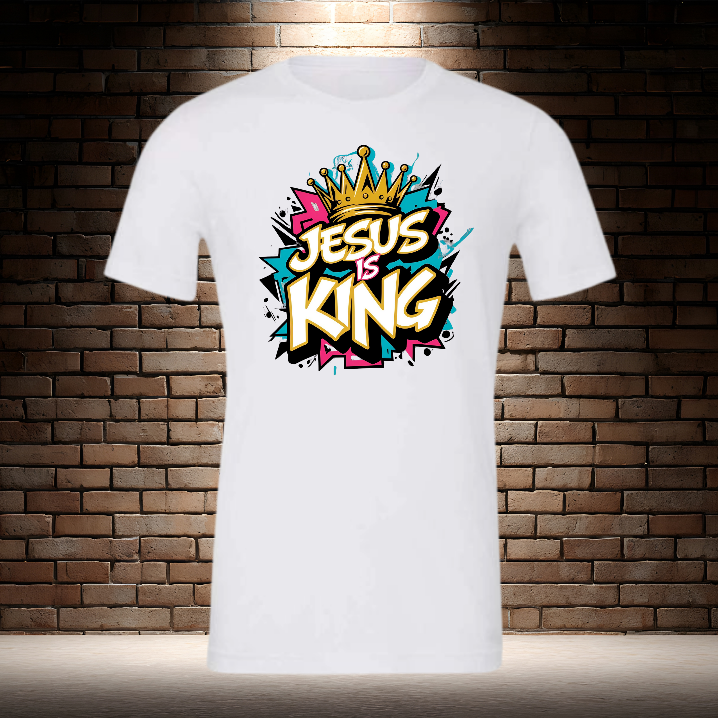 Jesus Is King - Color Burst