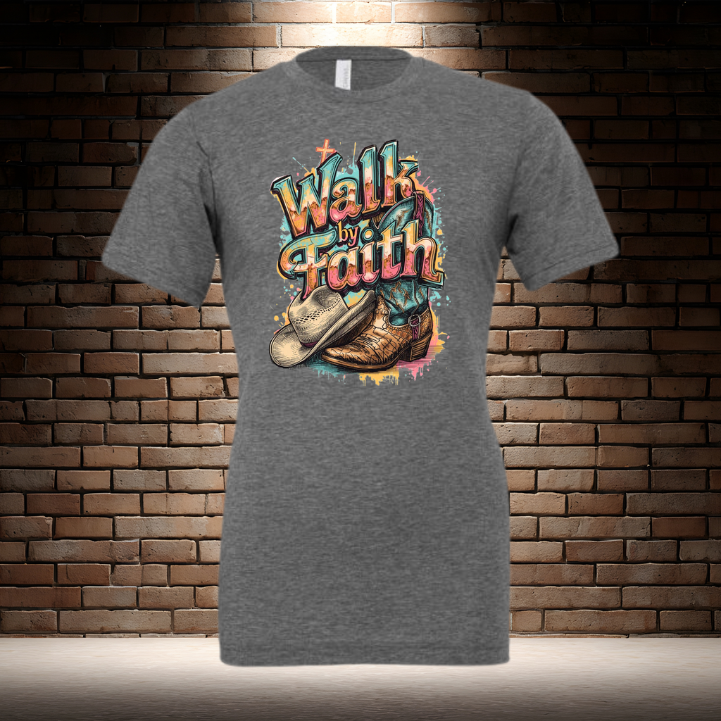 Walk By Faith - Boot and Hat
