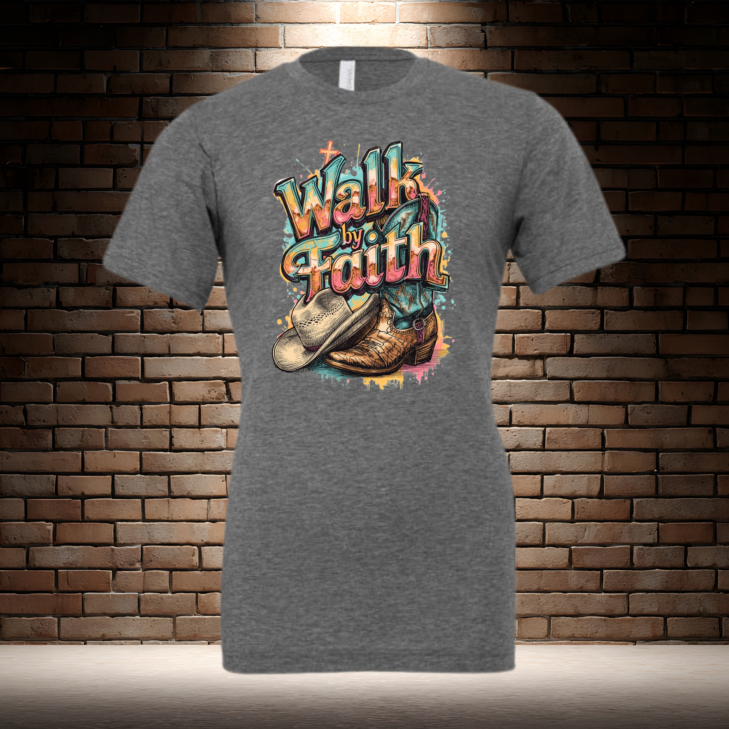 Walk By Faith - Boot and Hat