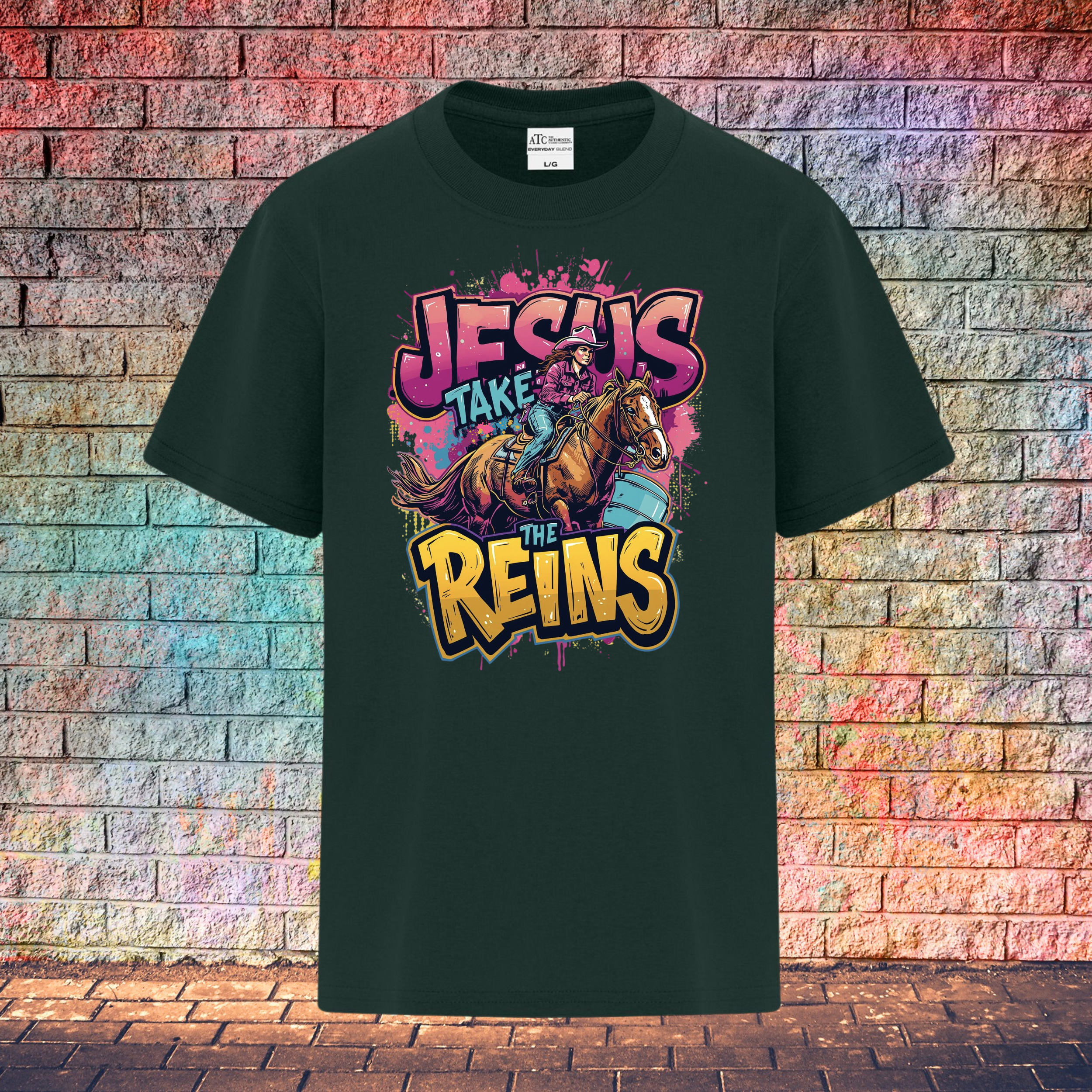 Jesus Take The Reins - Youth T-Shirt