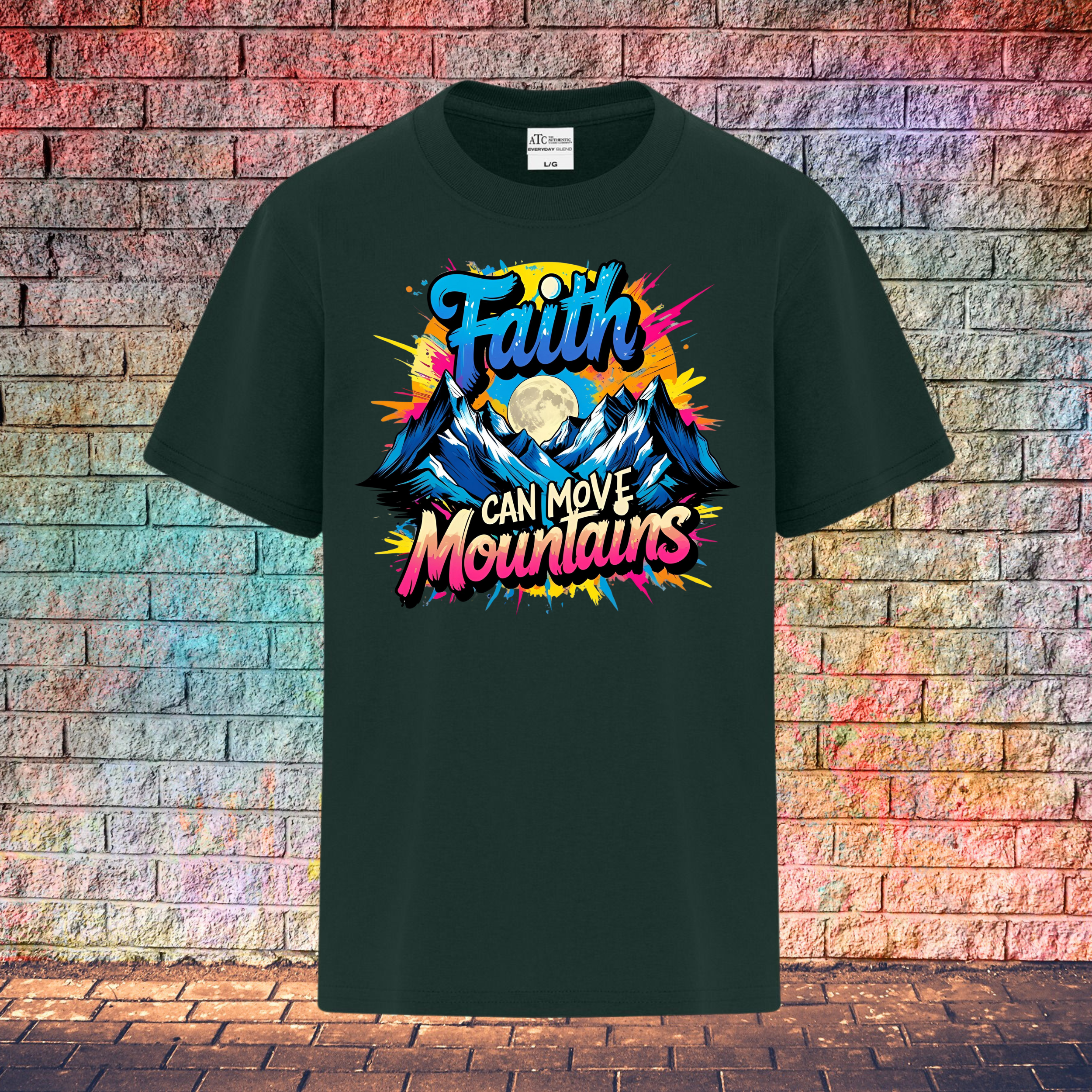 Faith Can Move Mountains - Youth T-Shirt