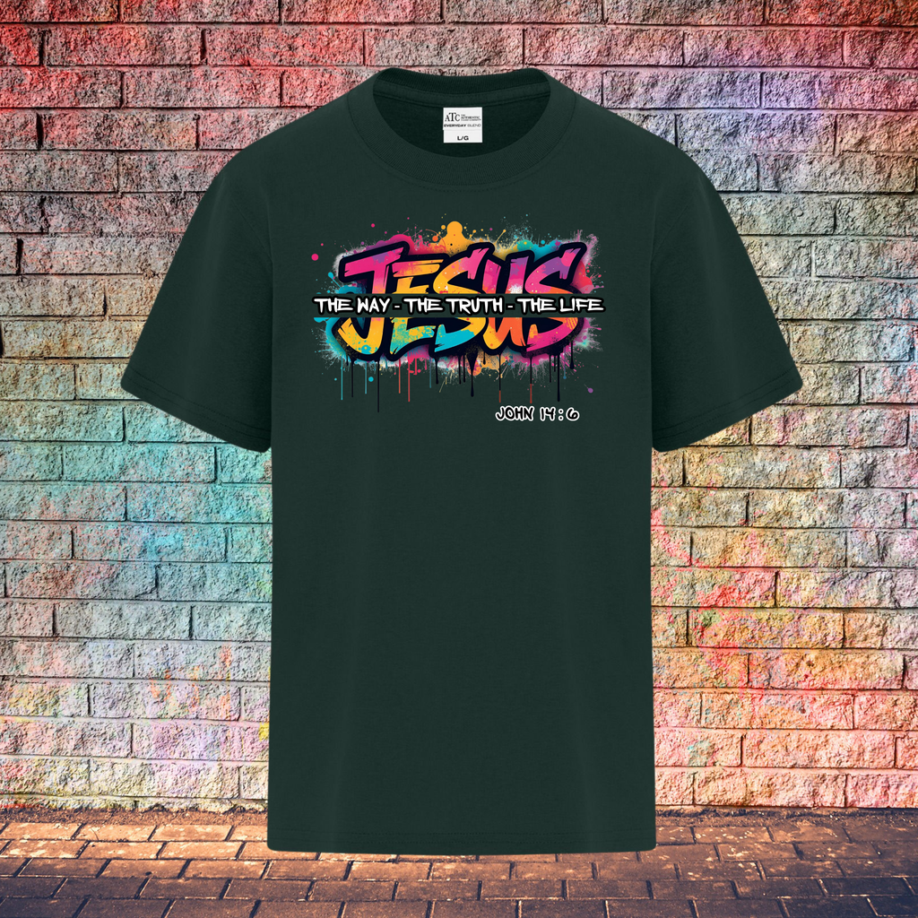 Jesus Is The Way The Truth The Life - Youth T-Shirt