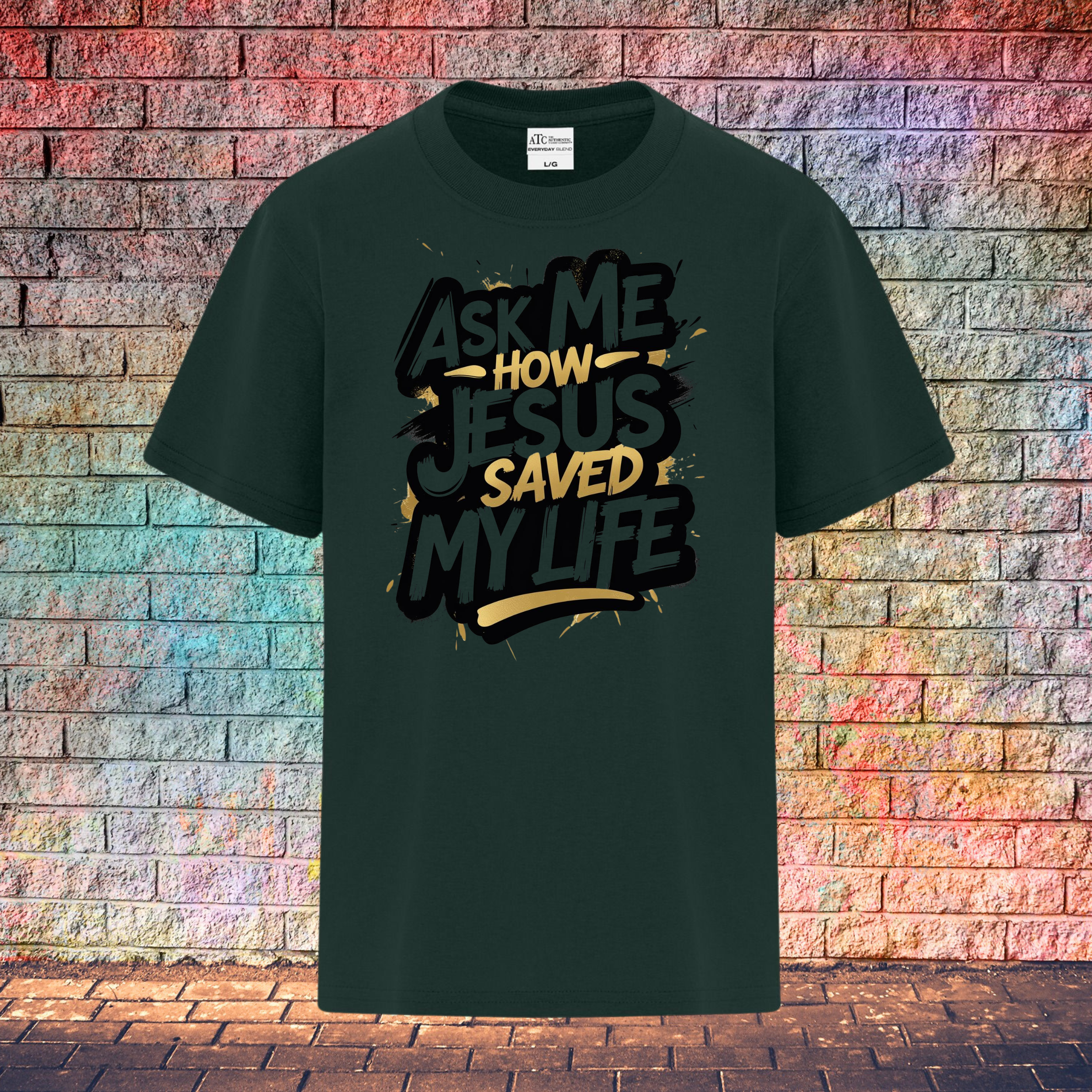 Ask Me How Jesus Saved My Life - Youth T-Shirt