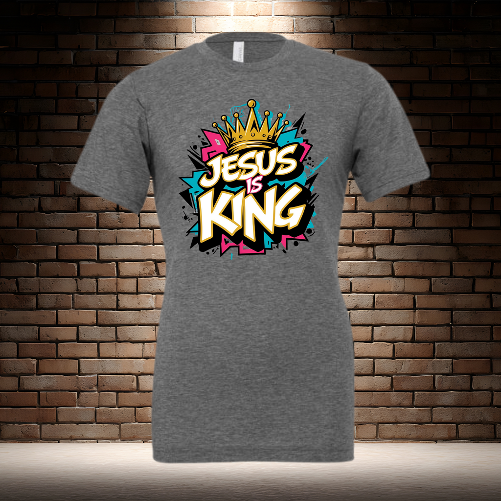Jesus Is King - Color Burst