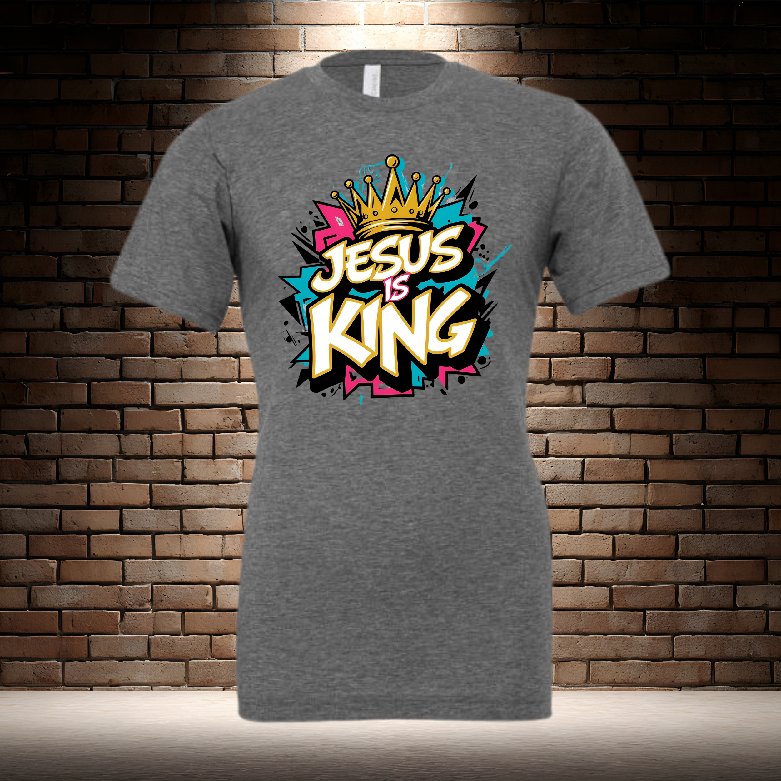 Jesus Is King - Color Burst