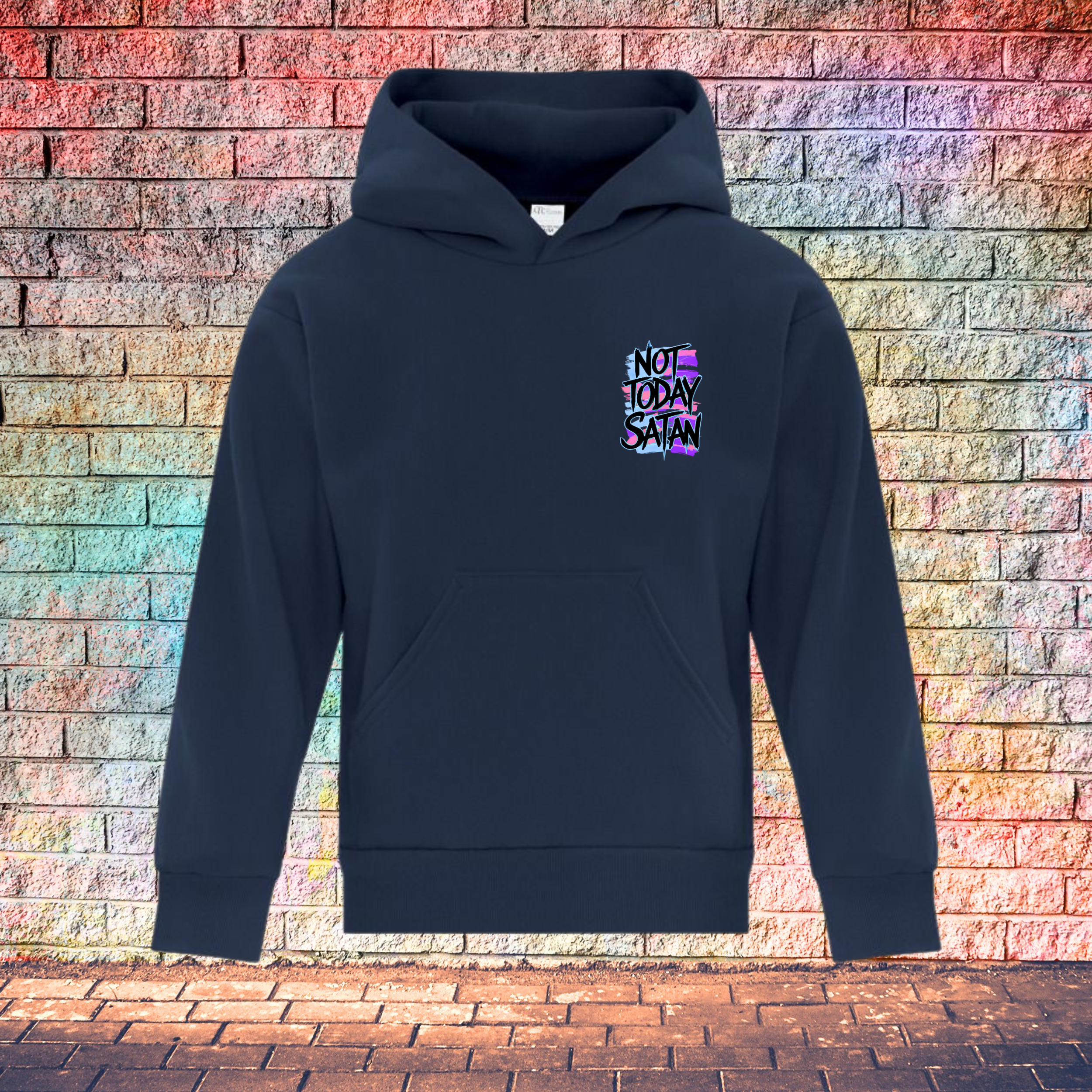 Not Today Satan - Youth Hoodie