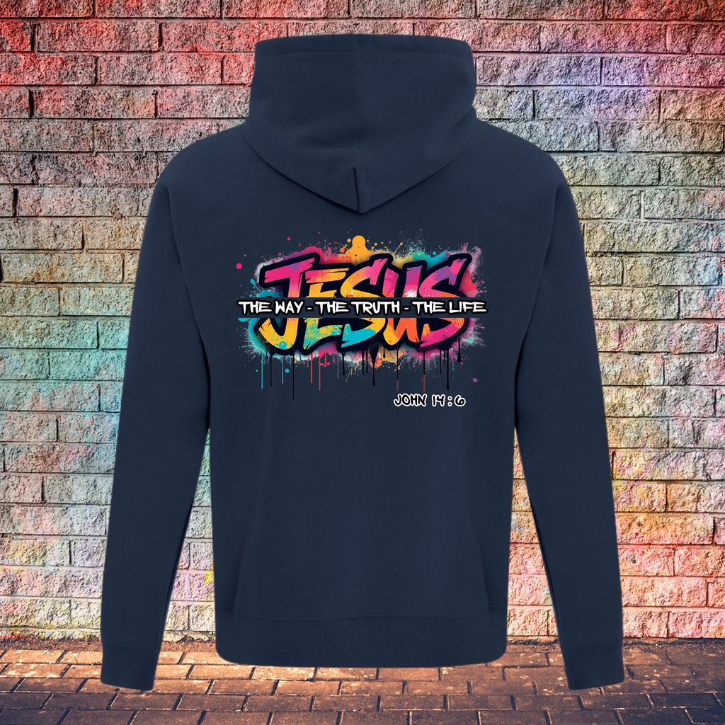 Jesus Is The Way The Truth The Life - Youth Hoodie