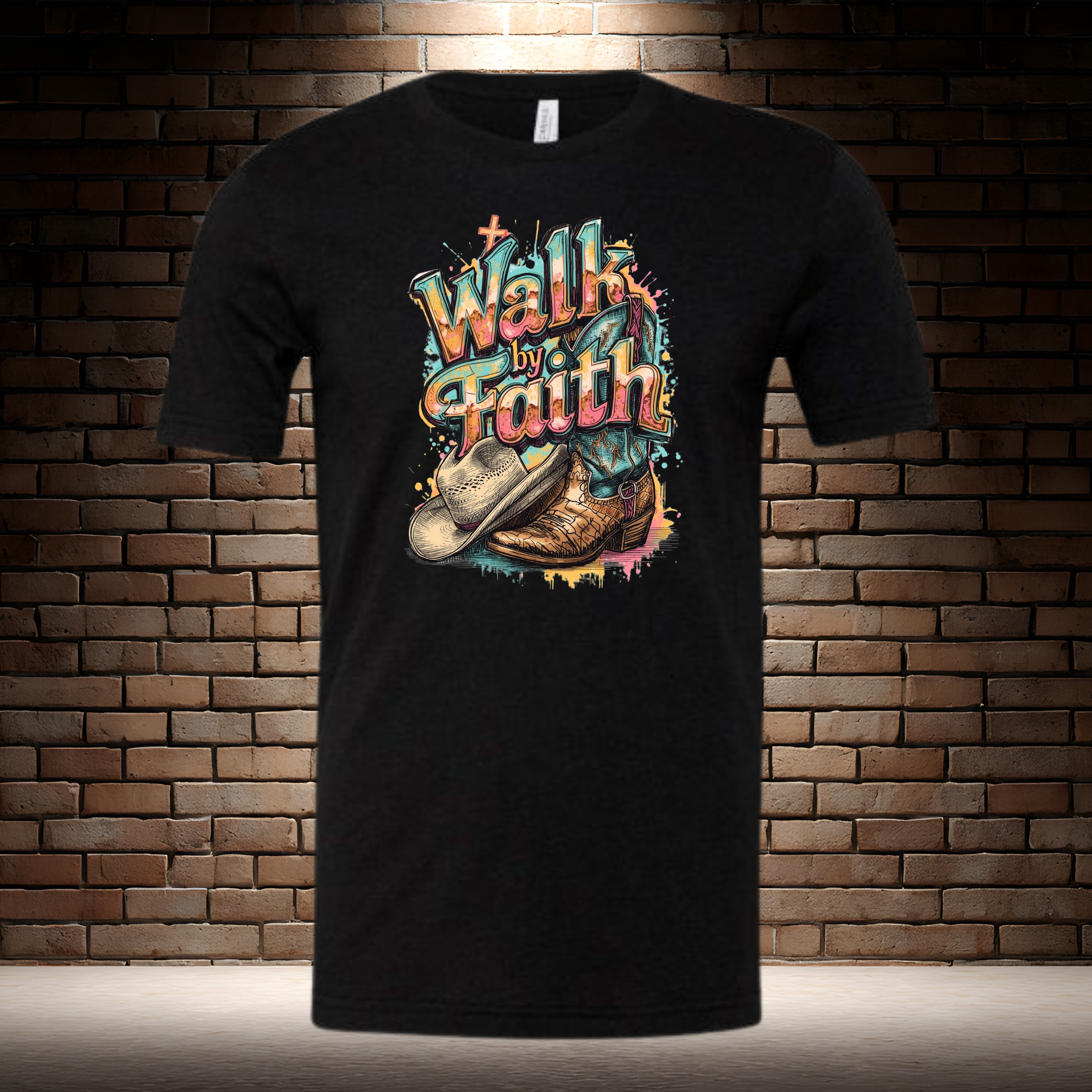 Walk By Faith - Boot and Hat