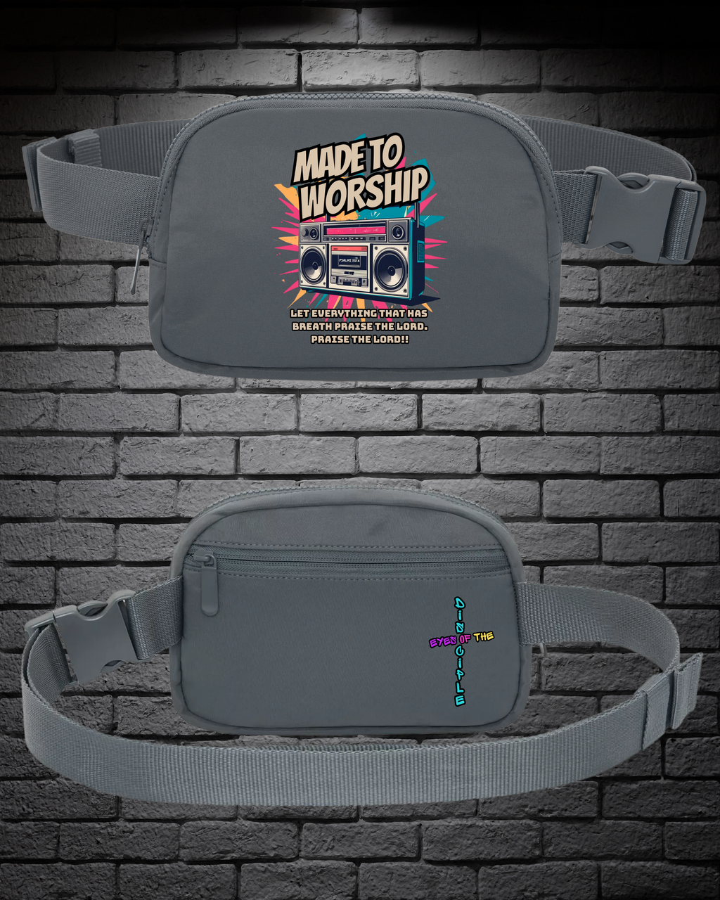 Storm Grey - Cross Body / Hip Bag