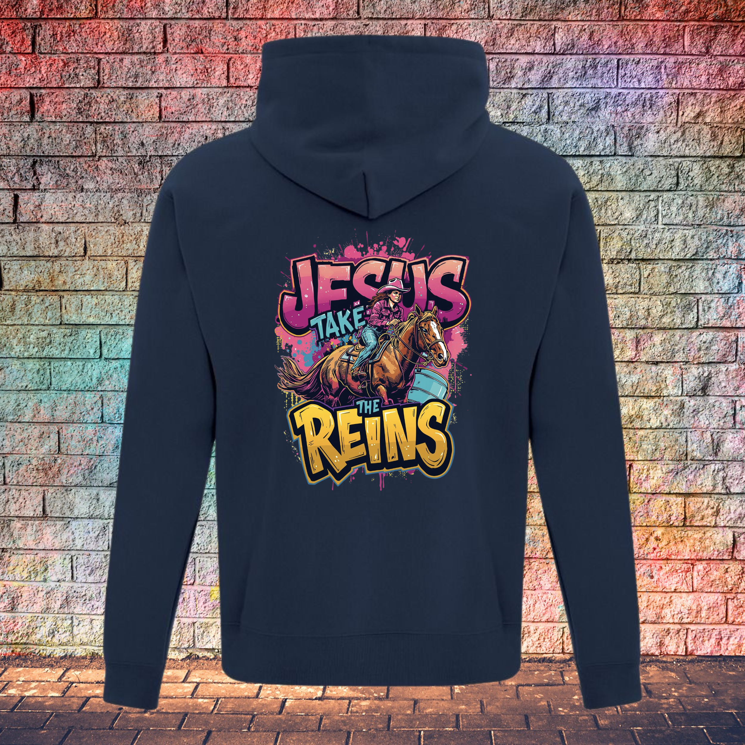 Jesus Take The Reins - Youth Hoodie