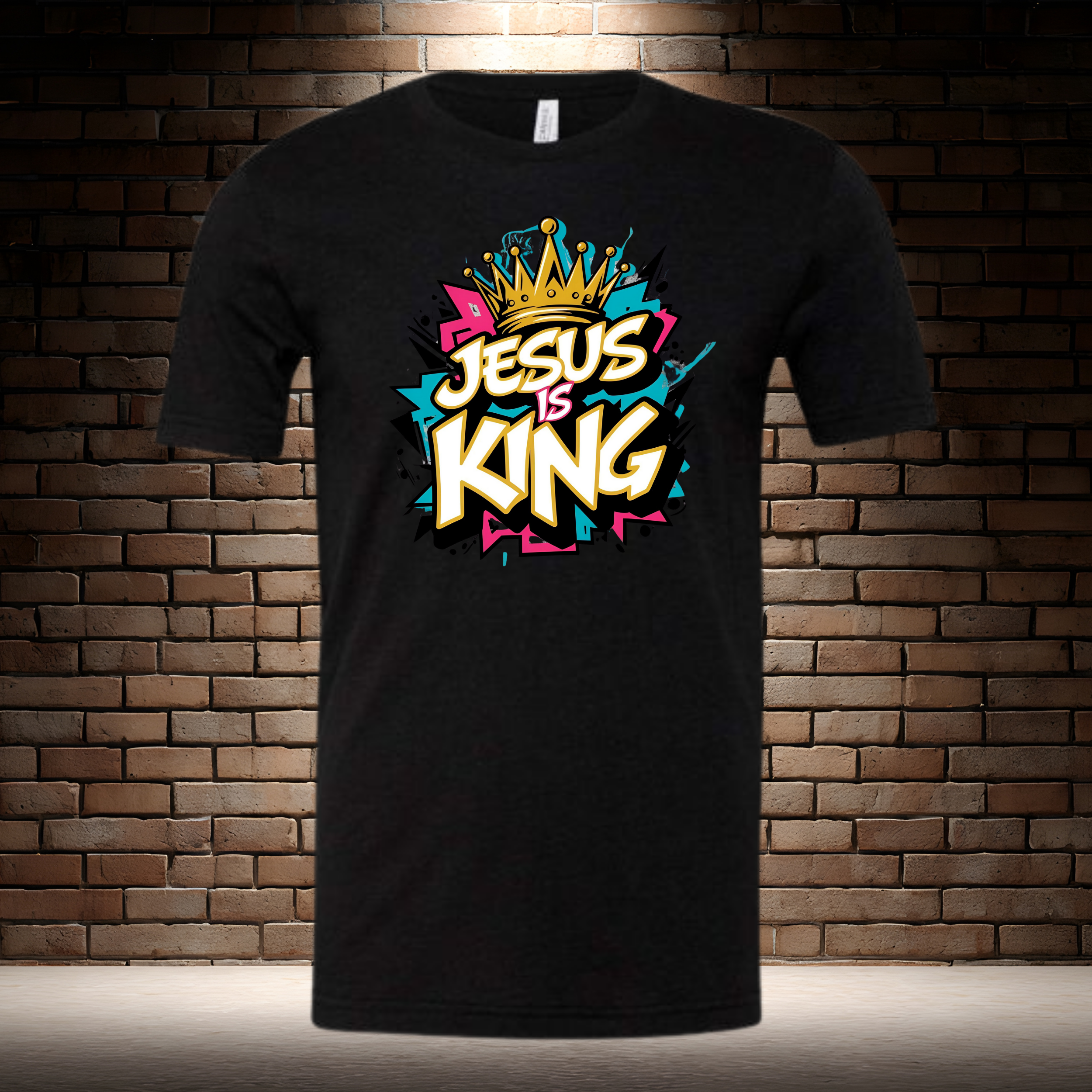 Jesus Is King - Color Burst