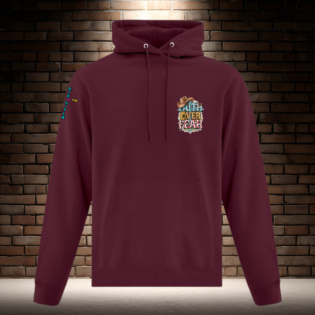 Faith Over Fear - Cowboy Hat Top Left