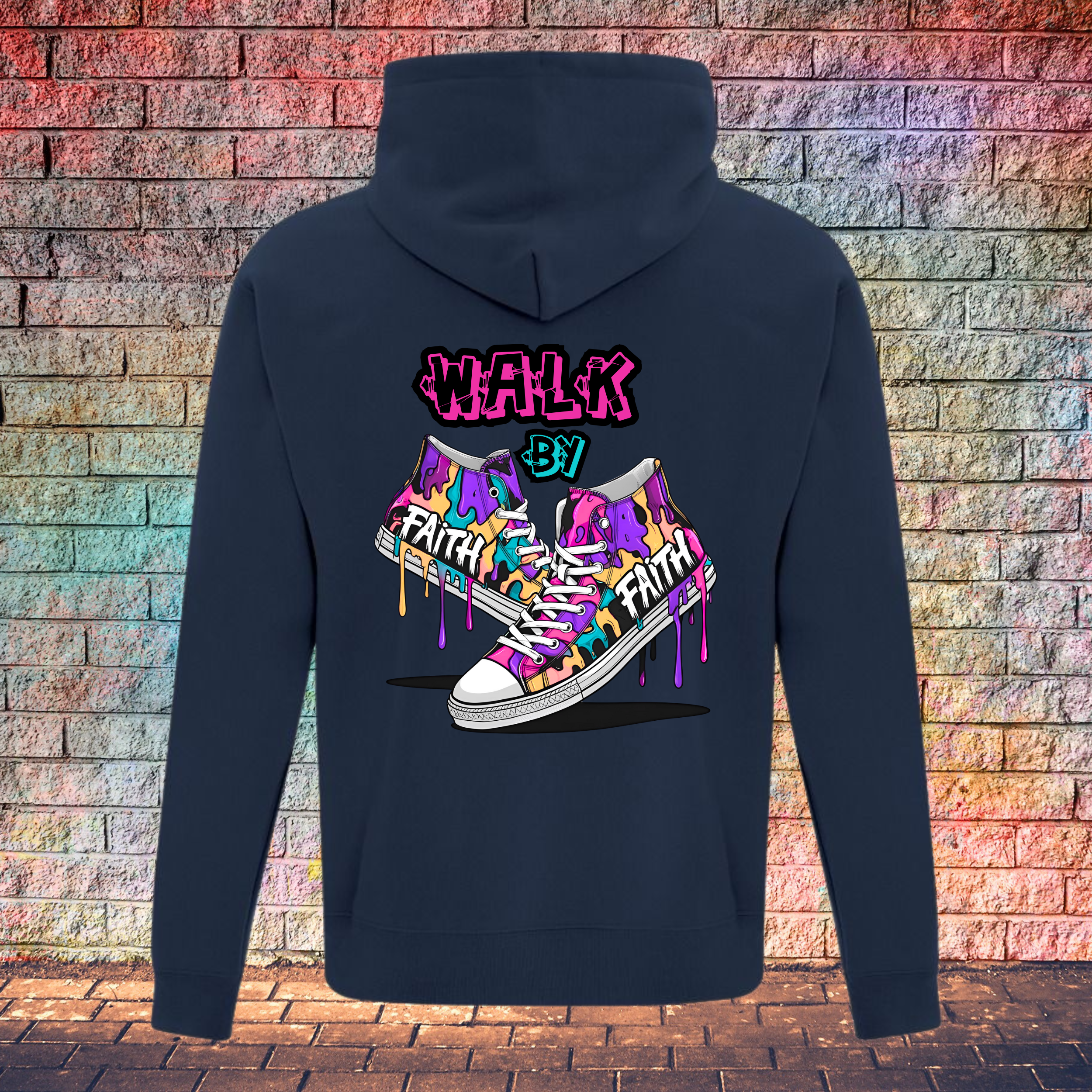 Walk By Faith / Shoes - Youth Hoodie