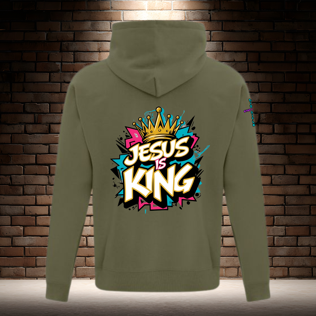Jesus Is King - Color Burst