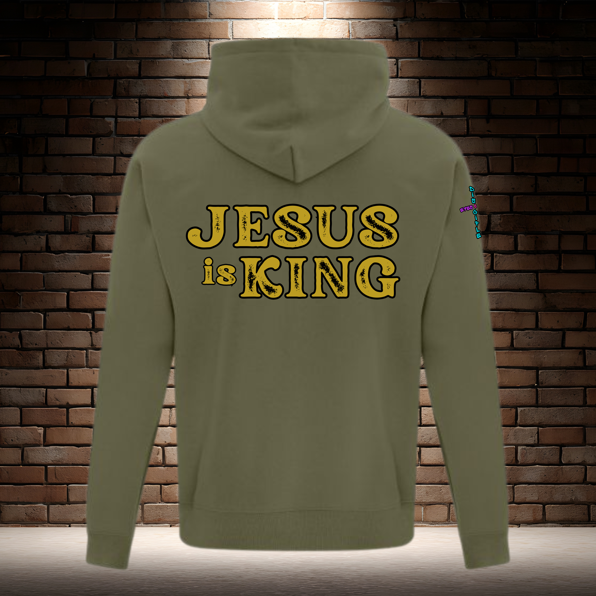 Jesus Is King - Rustic Gold