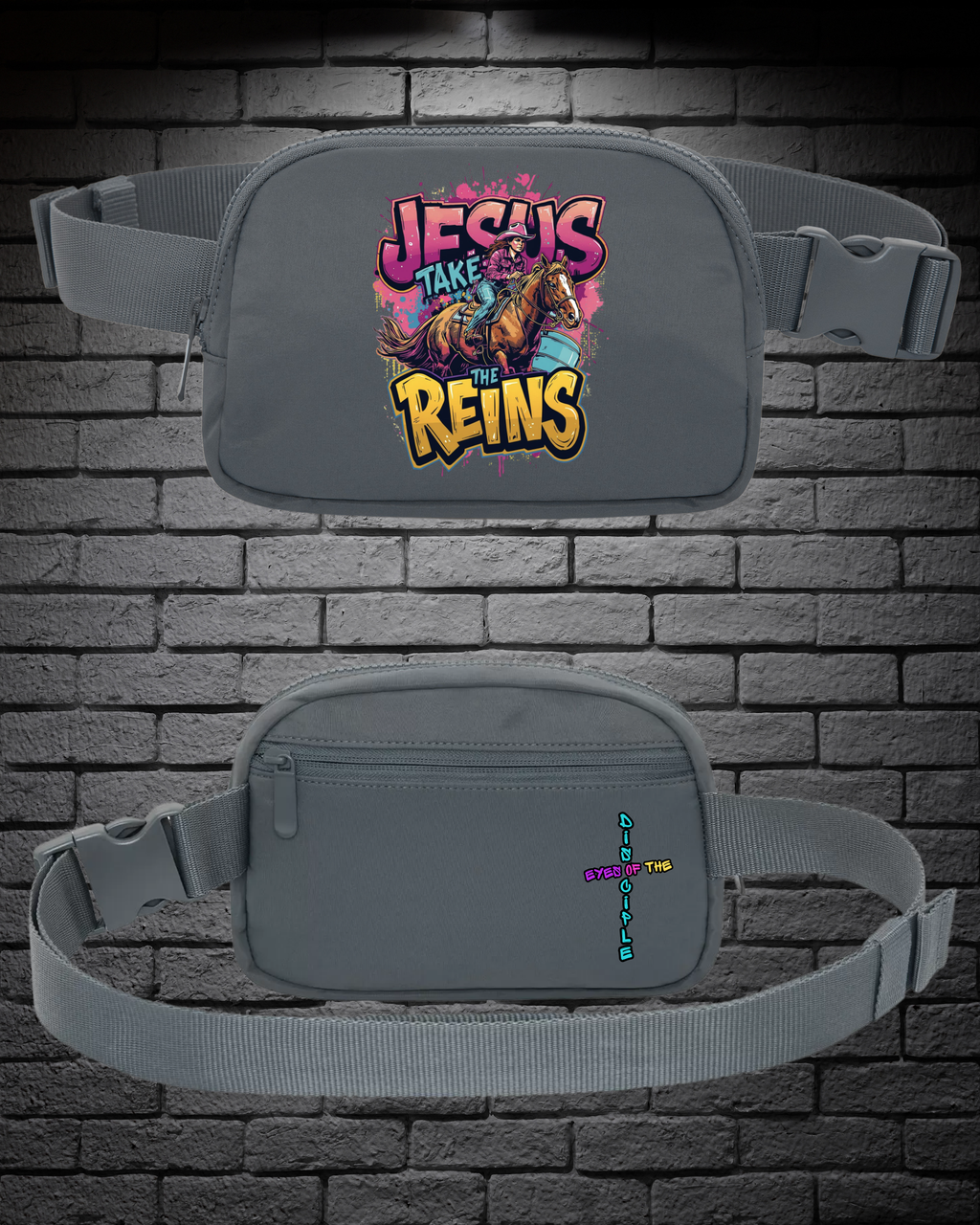 Storm Grey - Cross Body / Hip Bag