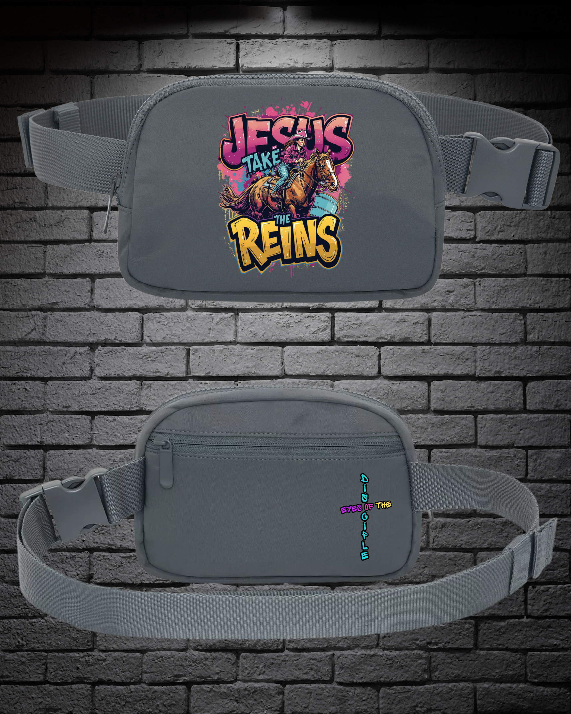 Storm Grey - Cross Body / Hip Bag