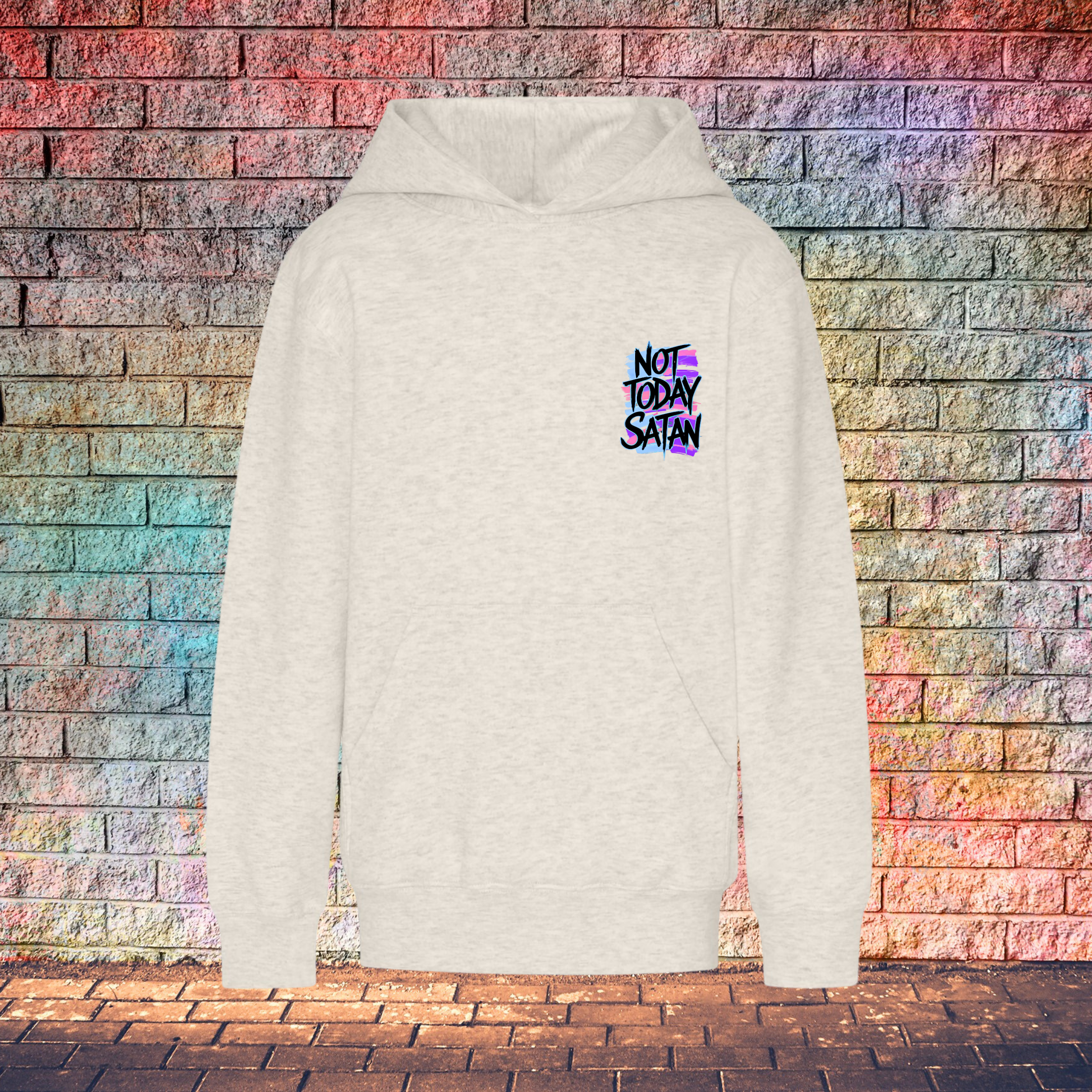 Not Today Satan - Youth Hoodie