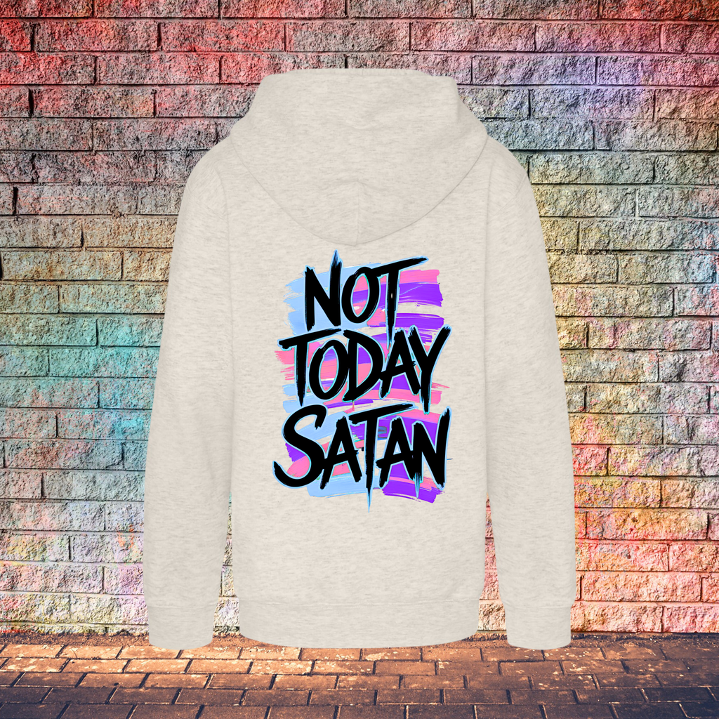 Not Today Satan - Youth Hoodie