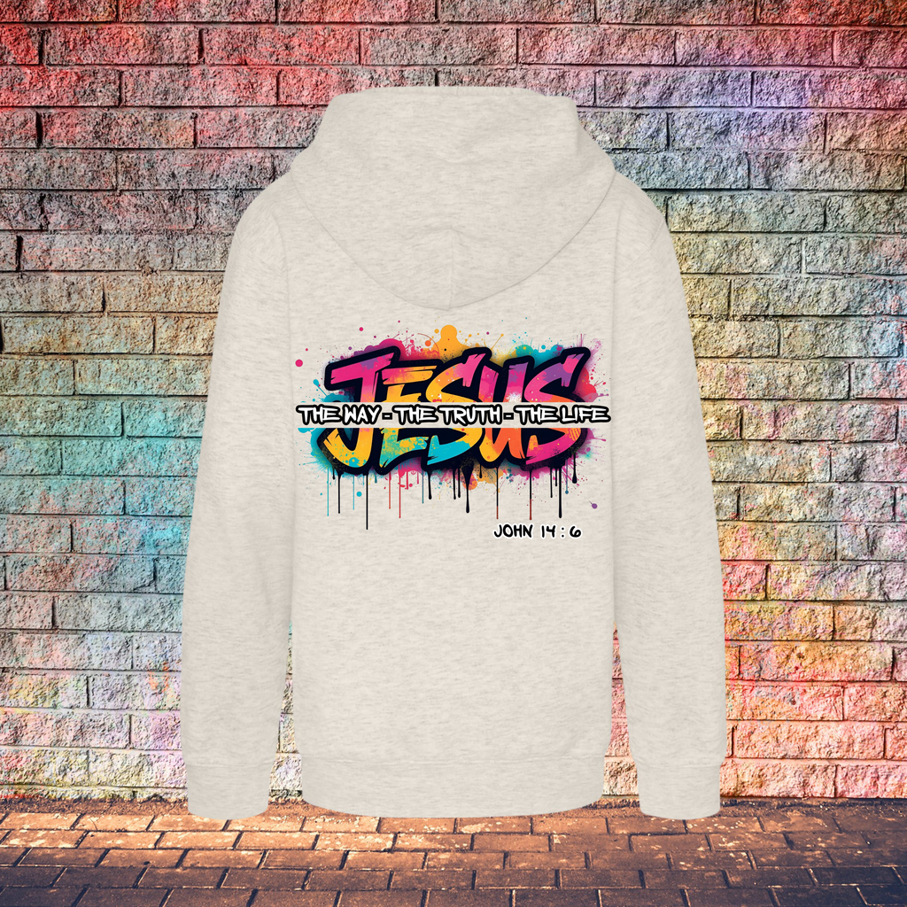 Jesus Is The Way The Truth The Life - Youth Hoodie