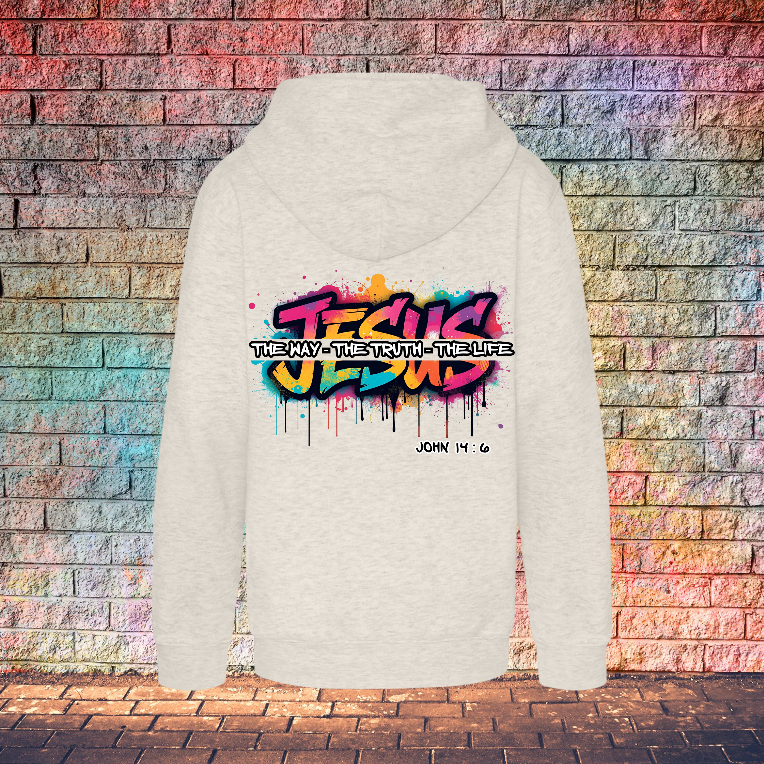 Jesus Is The Way The Truth The Life - Youth Hoodie